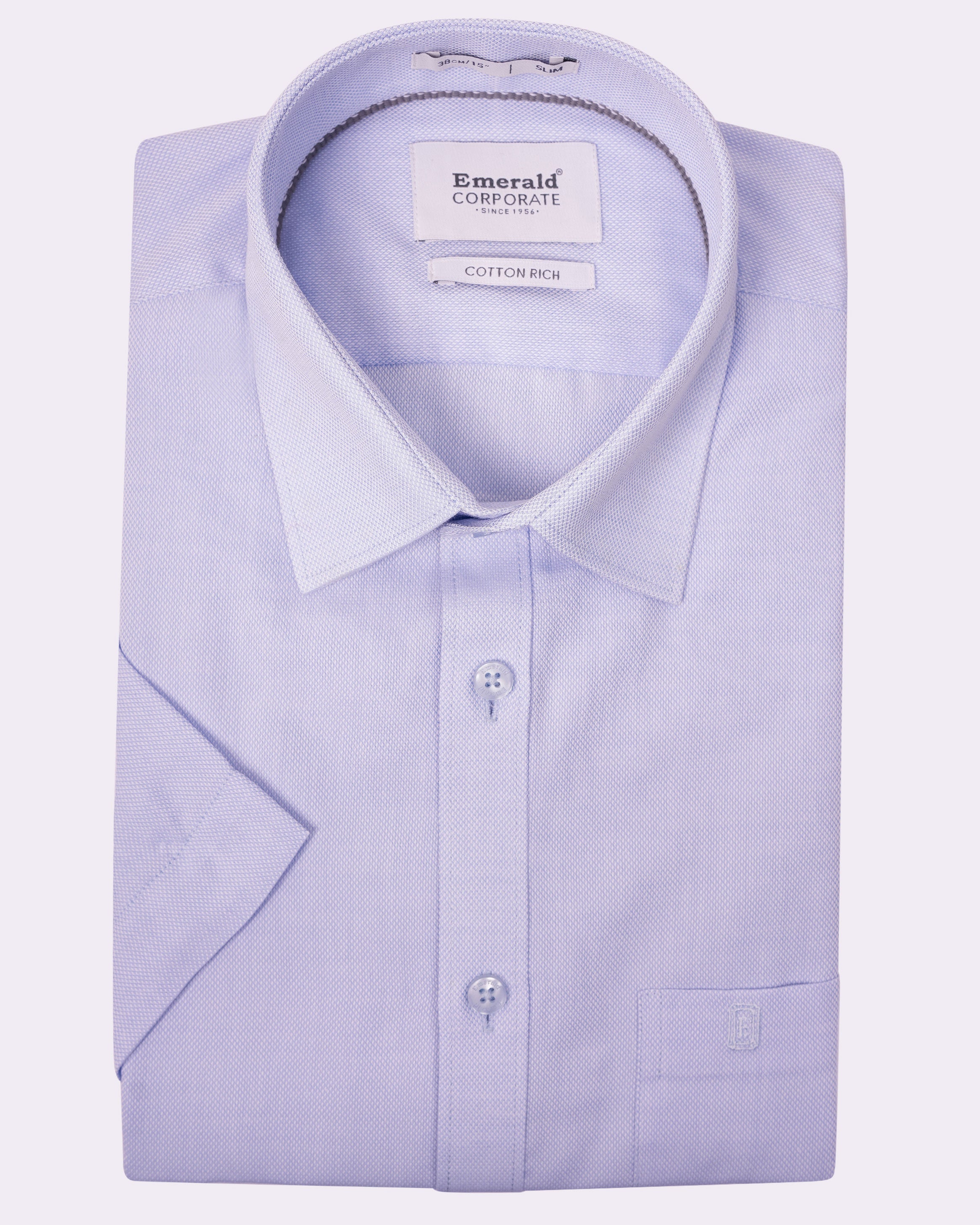 Emerald Corporate Royal Oxford Slim Fit - Powder