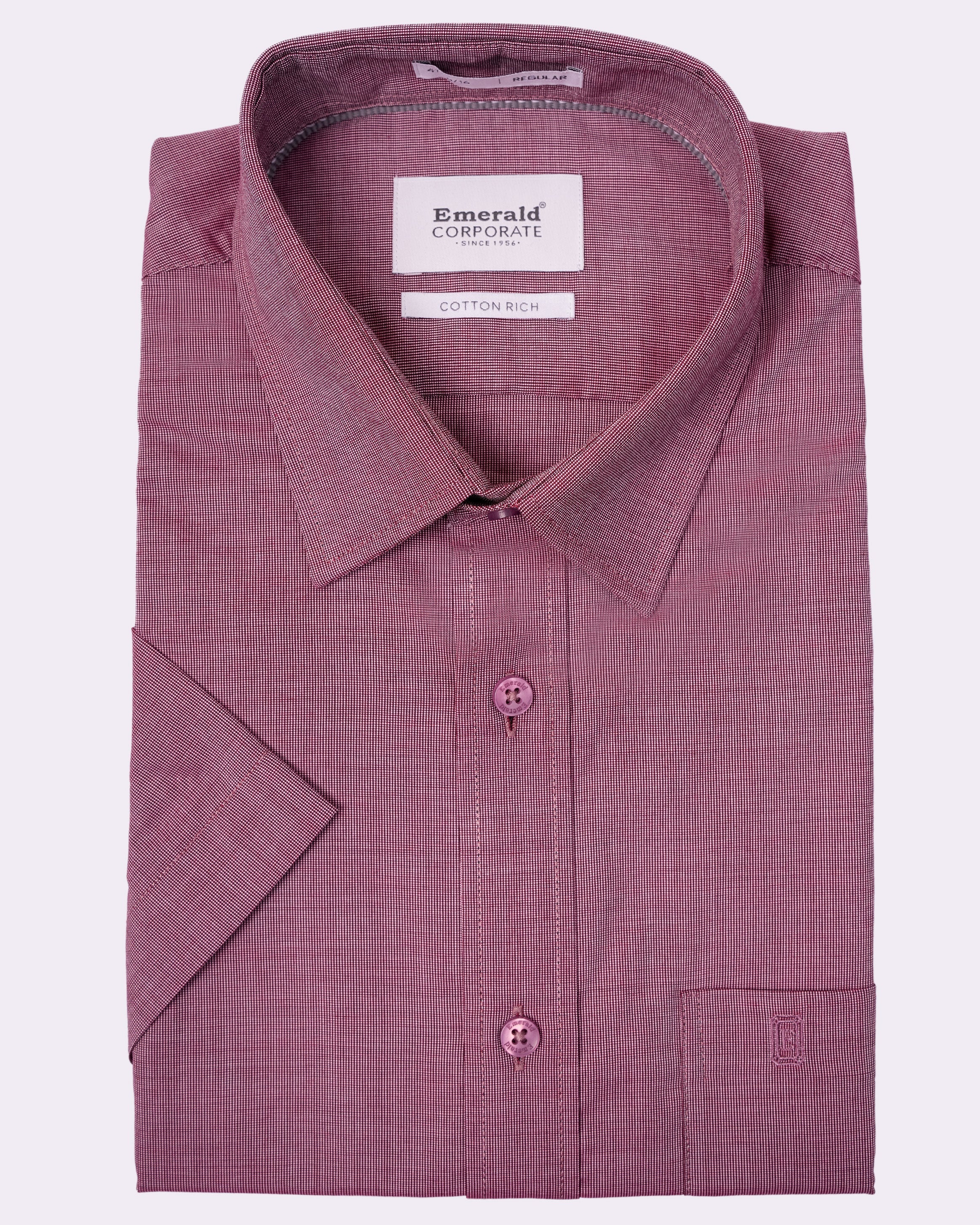 Emerald Corporate Tril A Fil Comfort Fit - Garnet