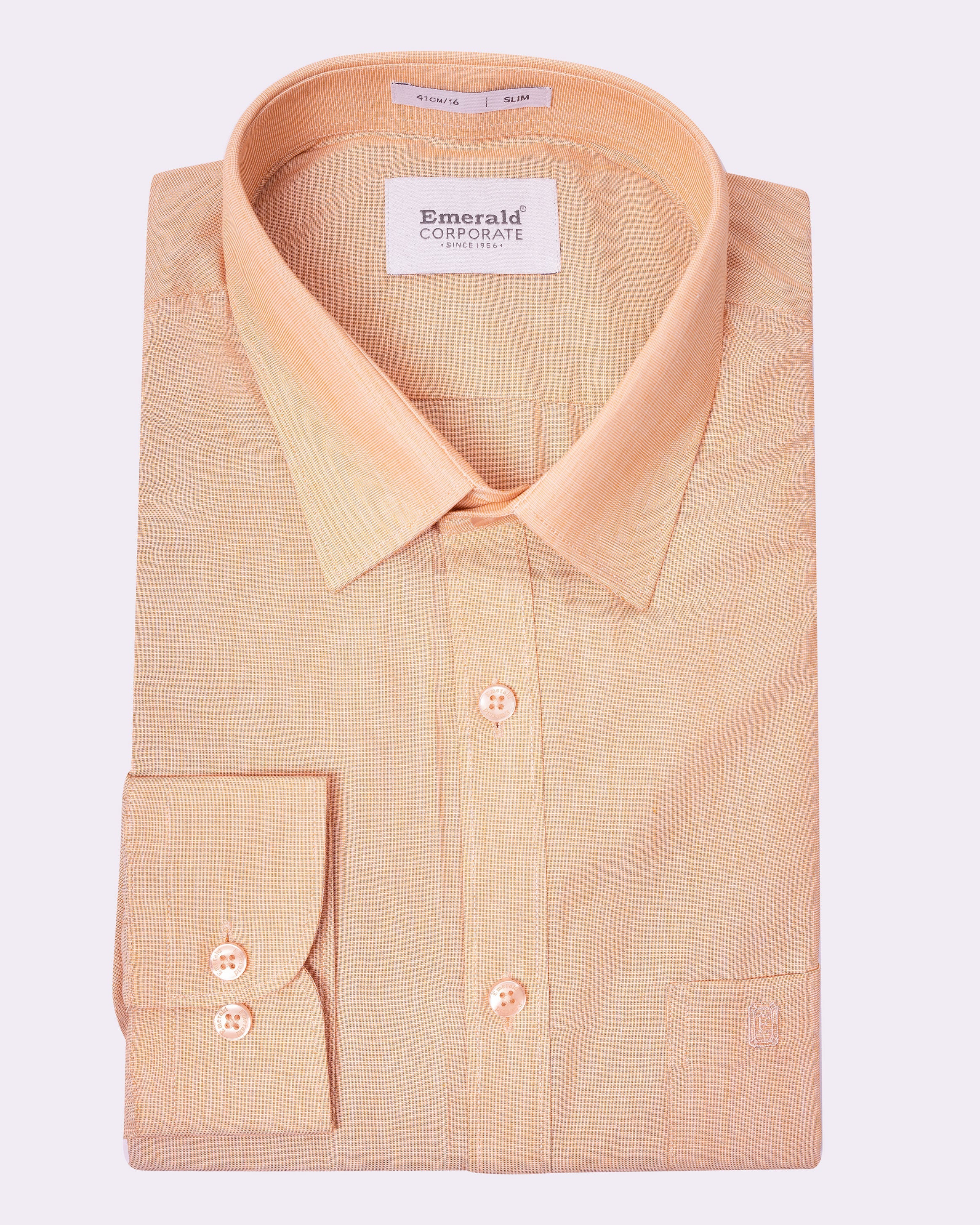 Emerald Corporate Fil A Fil Slim Fit - White Smoke