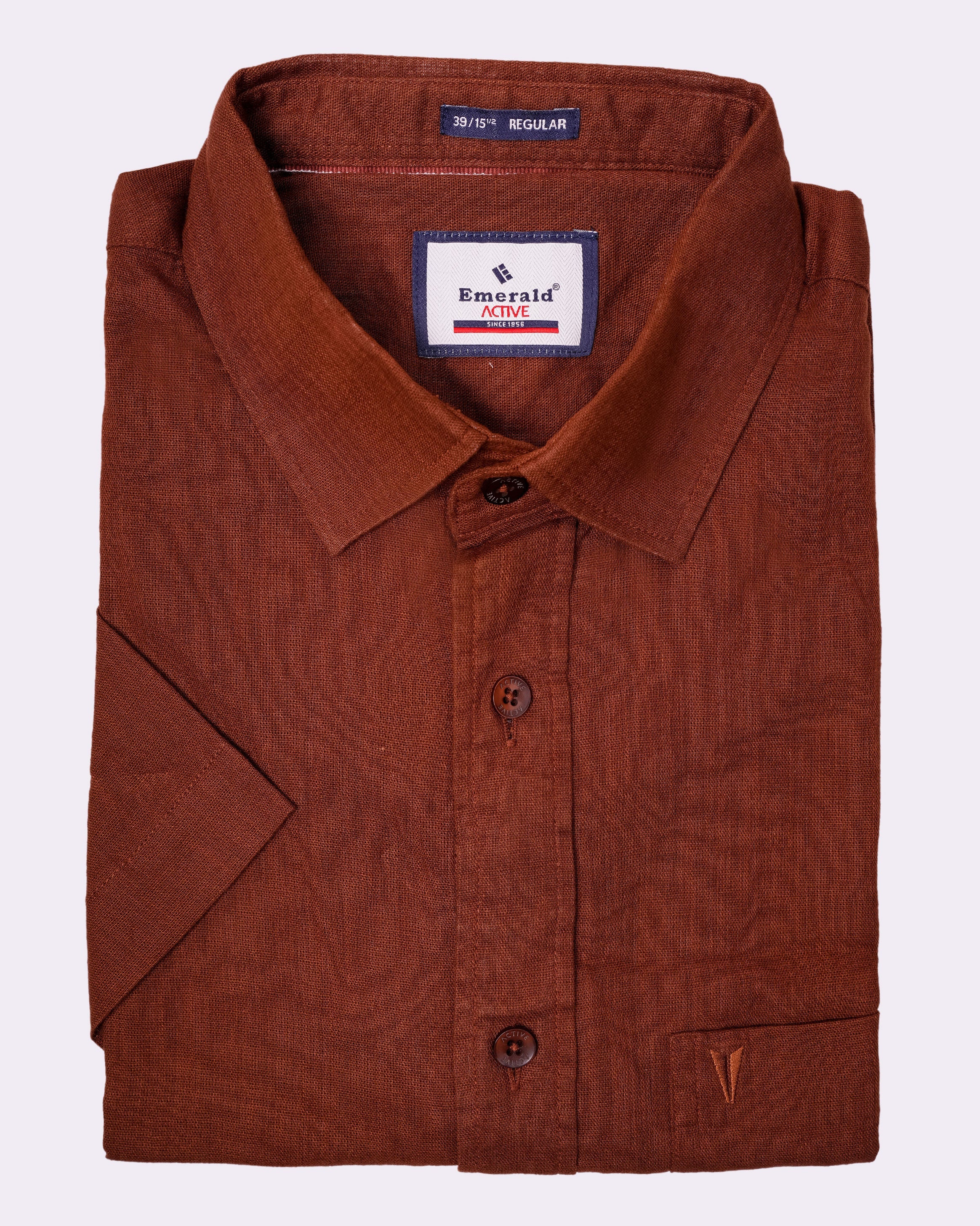 Emerald Active Plain Regular Fit - Croissant