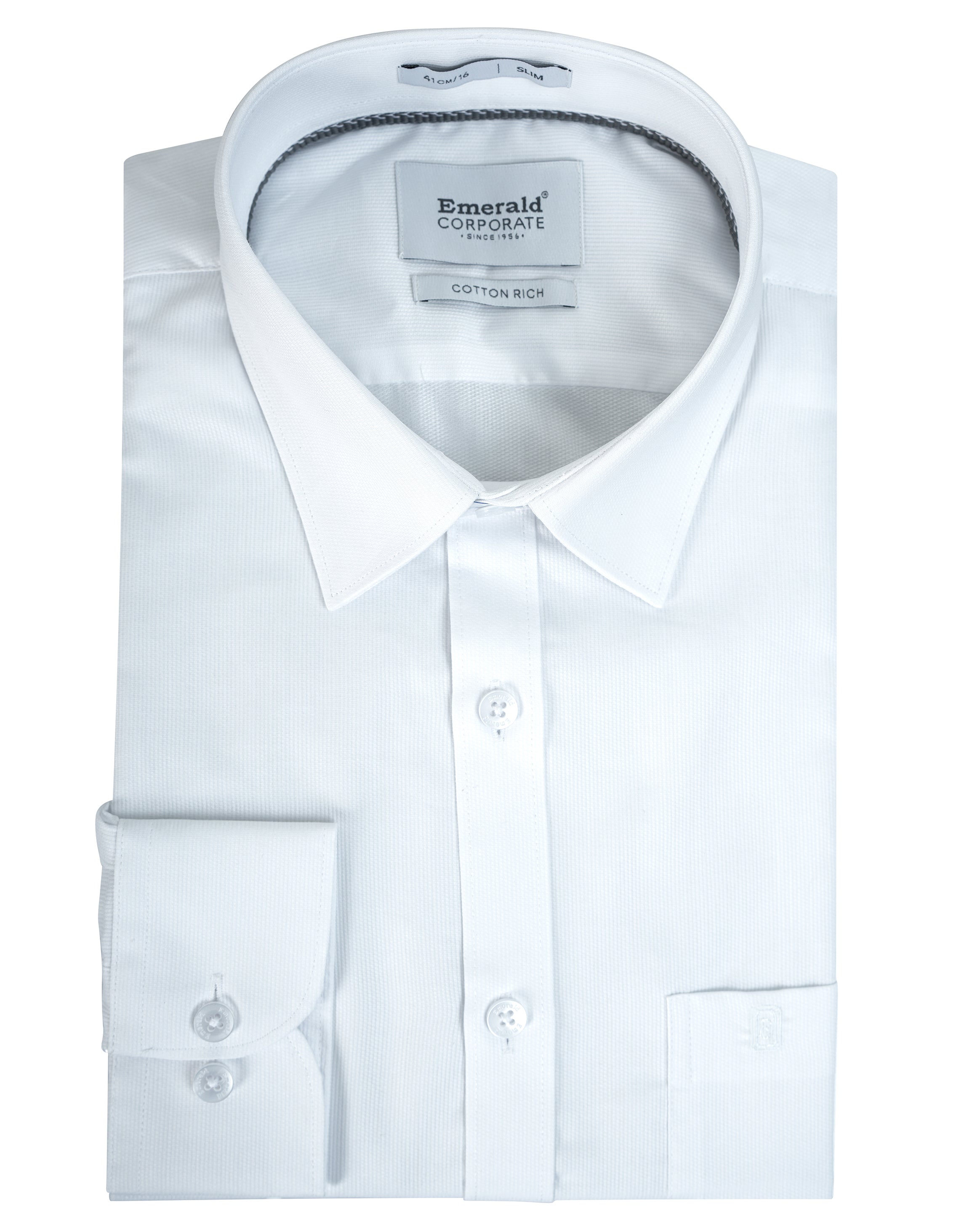 Emerald Corporate Dobby Slim Fit-Turtledove