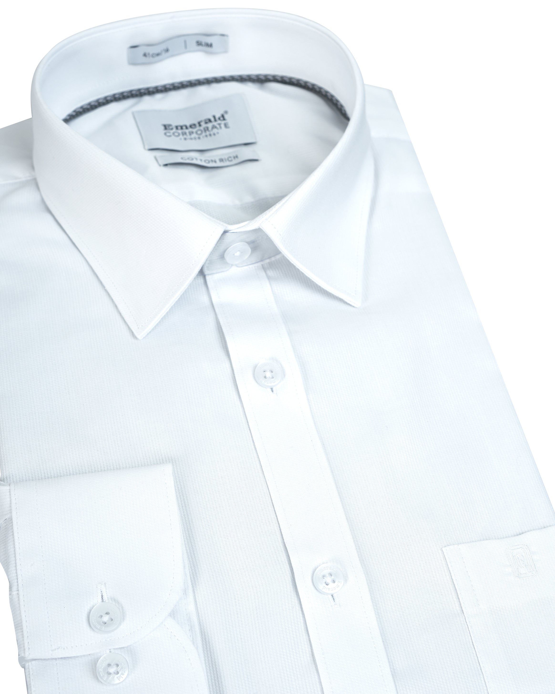 Emerald Corporate Dobby Slim Fit-Turtledove