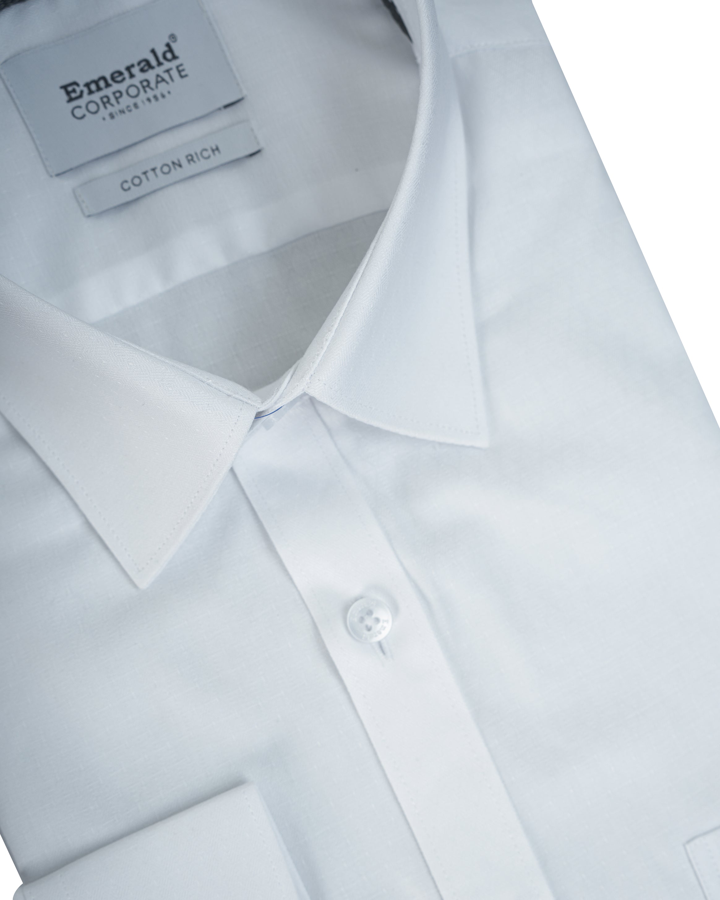 Emerald Corporate Dobby Slim Fit-Ash
