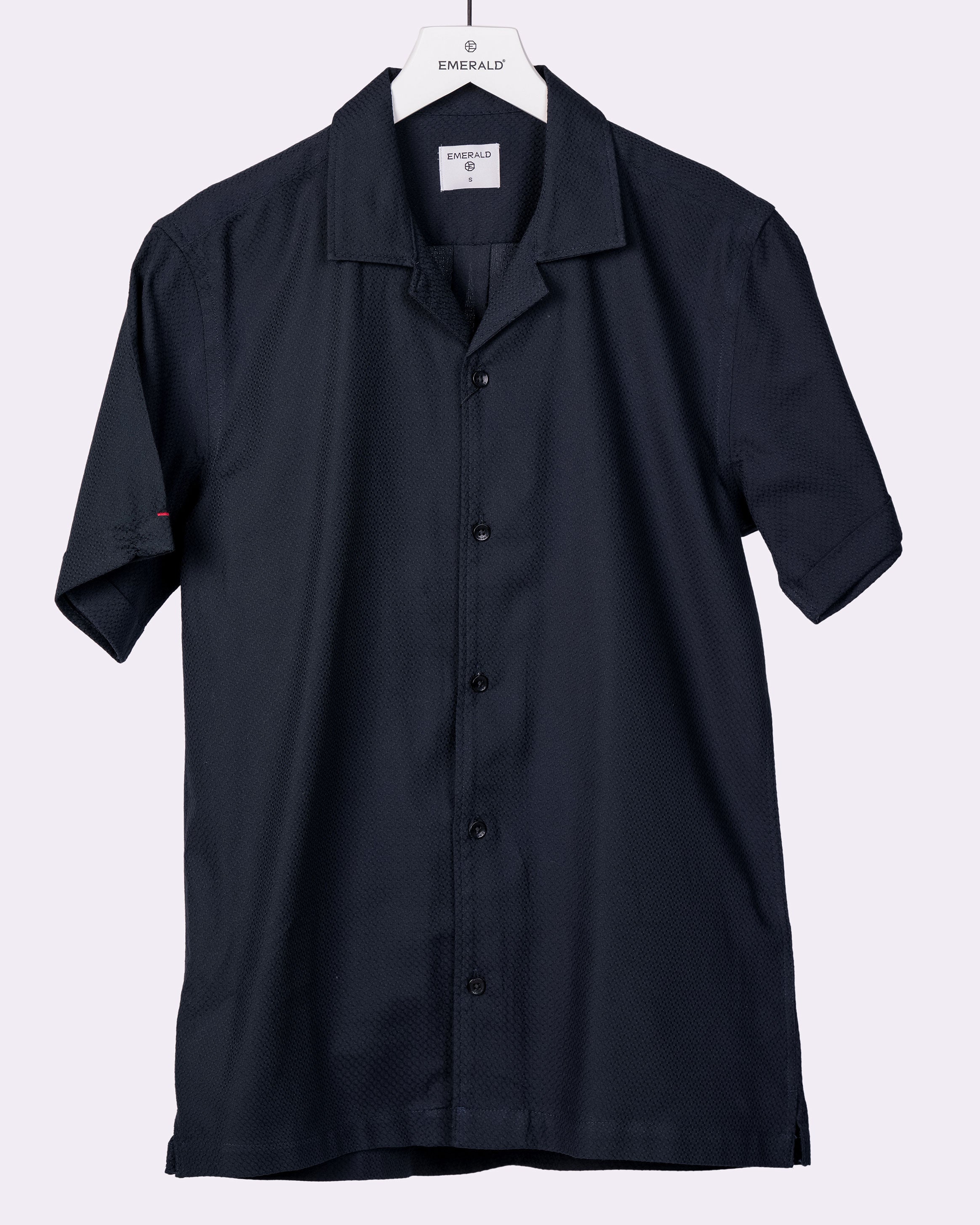 Emerald Casual Jacquard Oversized - Blue Nights