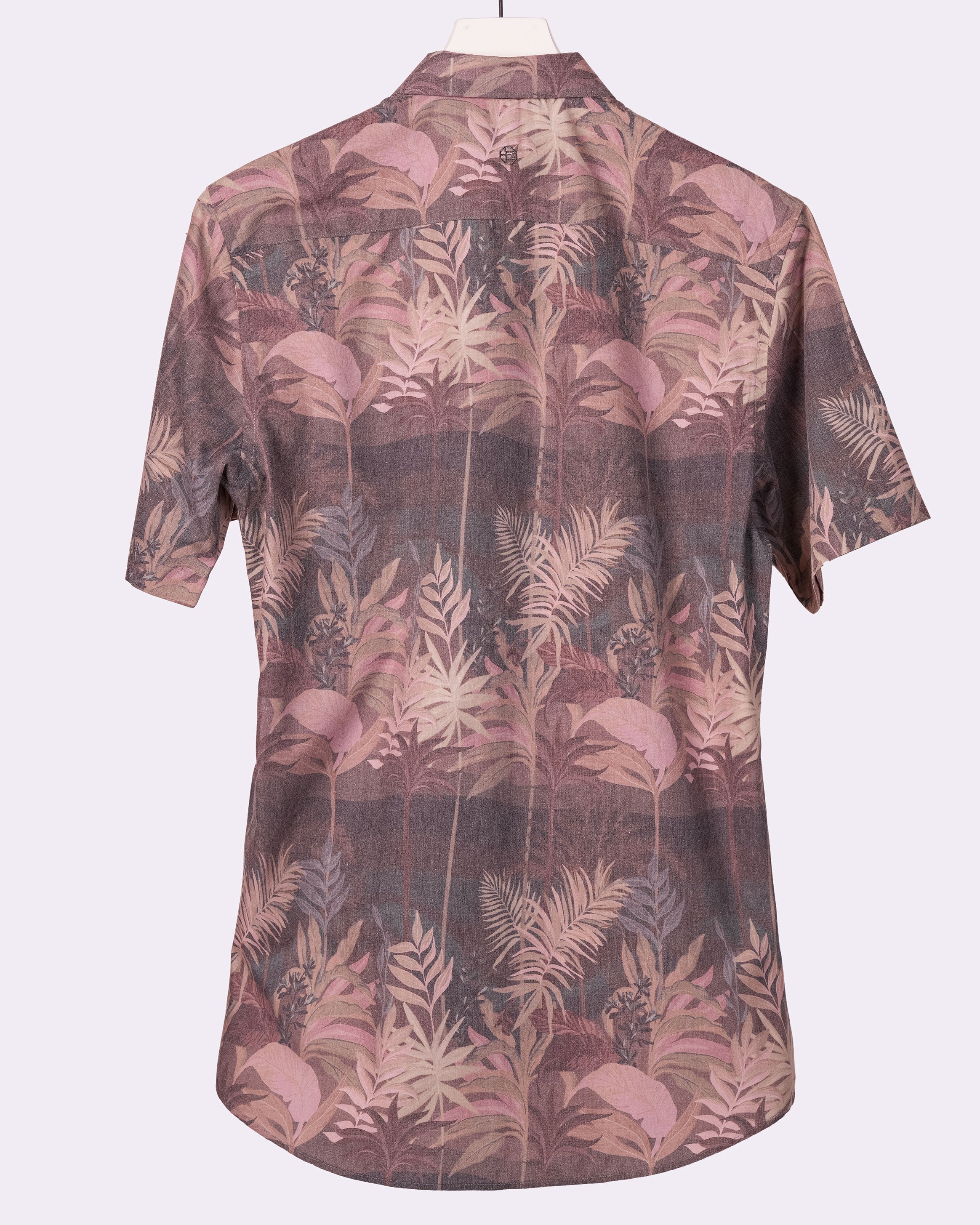 Emerald Casual Printed Slim Fit - Pine Bark