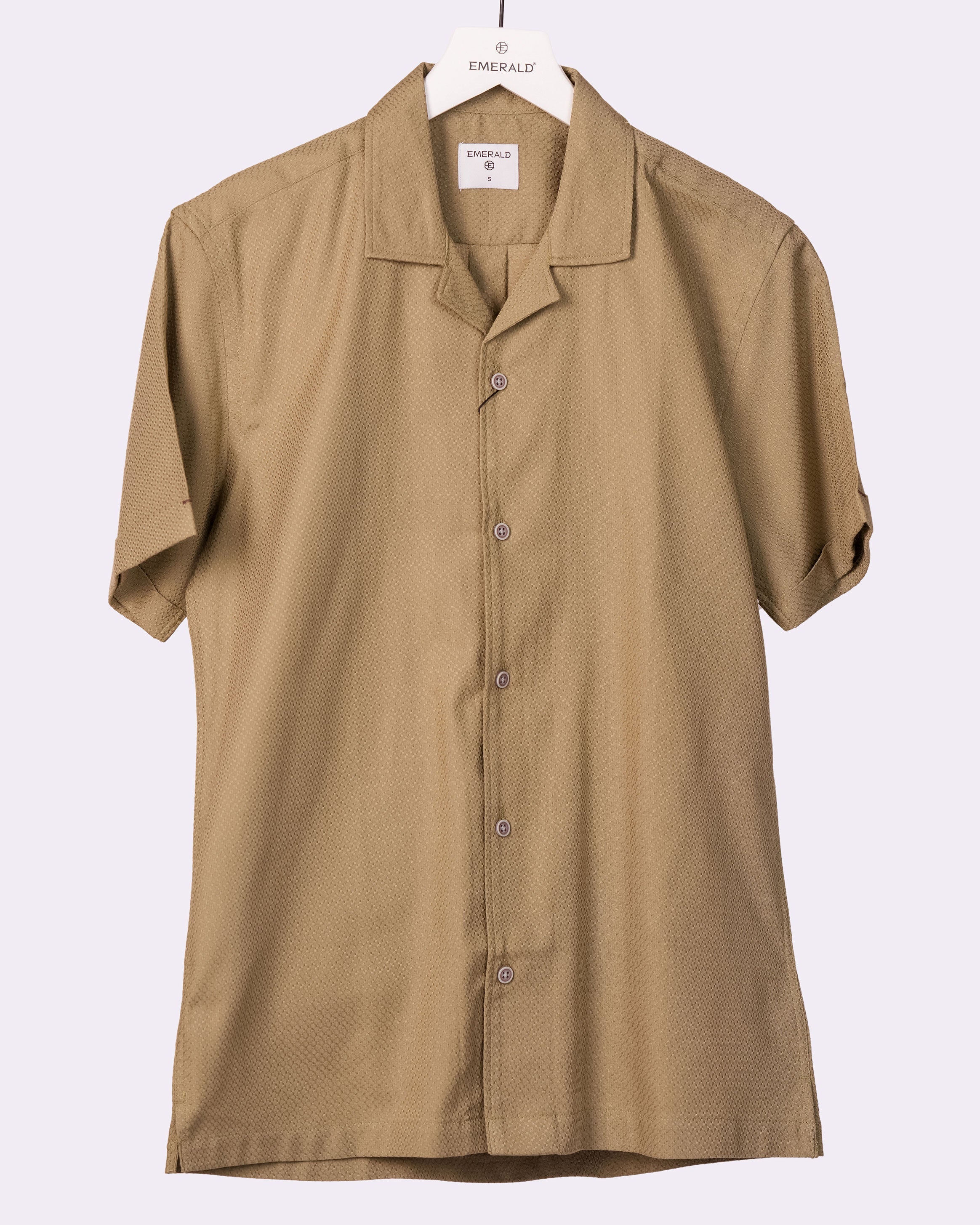 Emerald Casual Jacquard Oversized - Elm Green