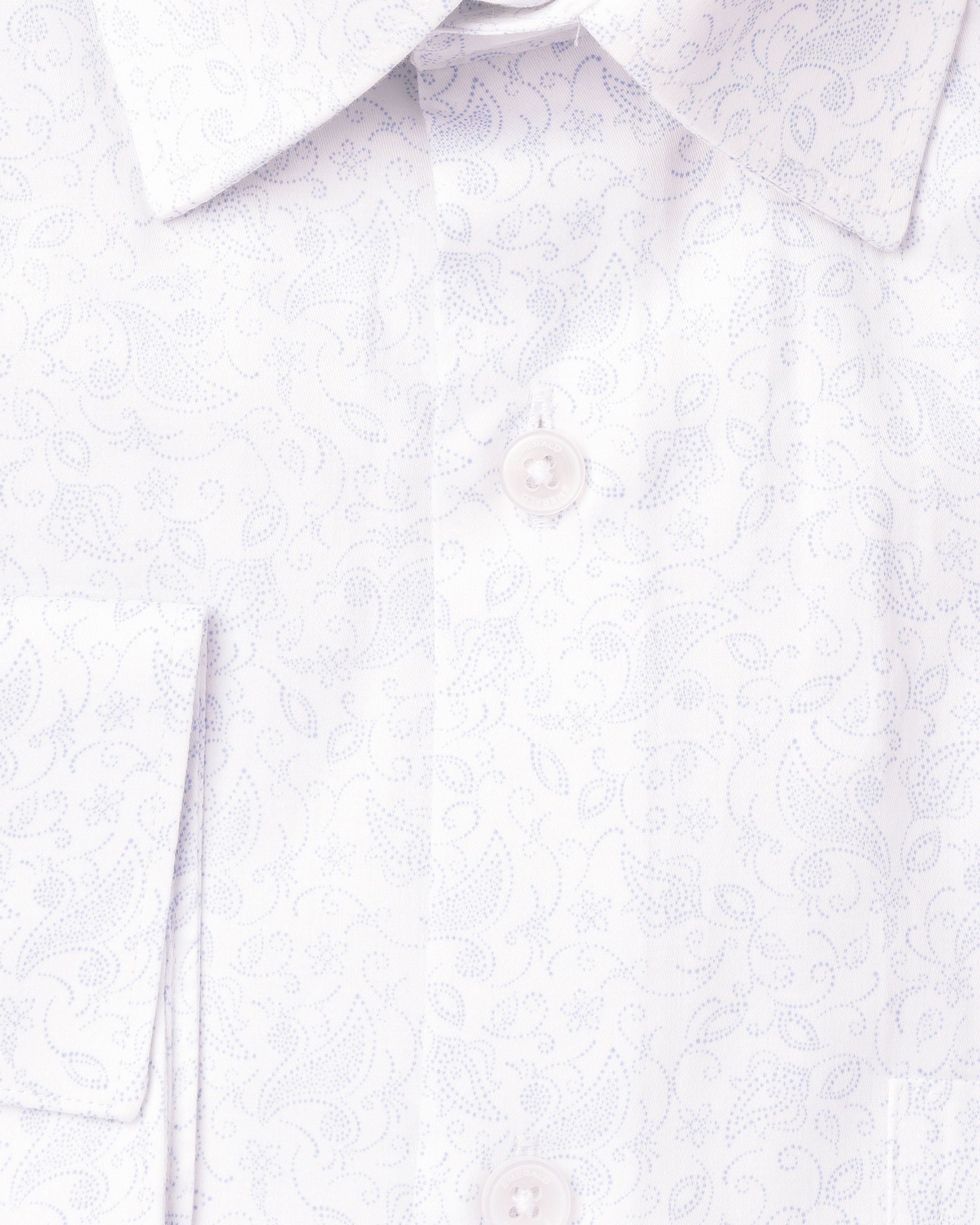 Emerald Formal Printed Slim Fit - Sky