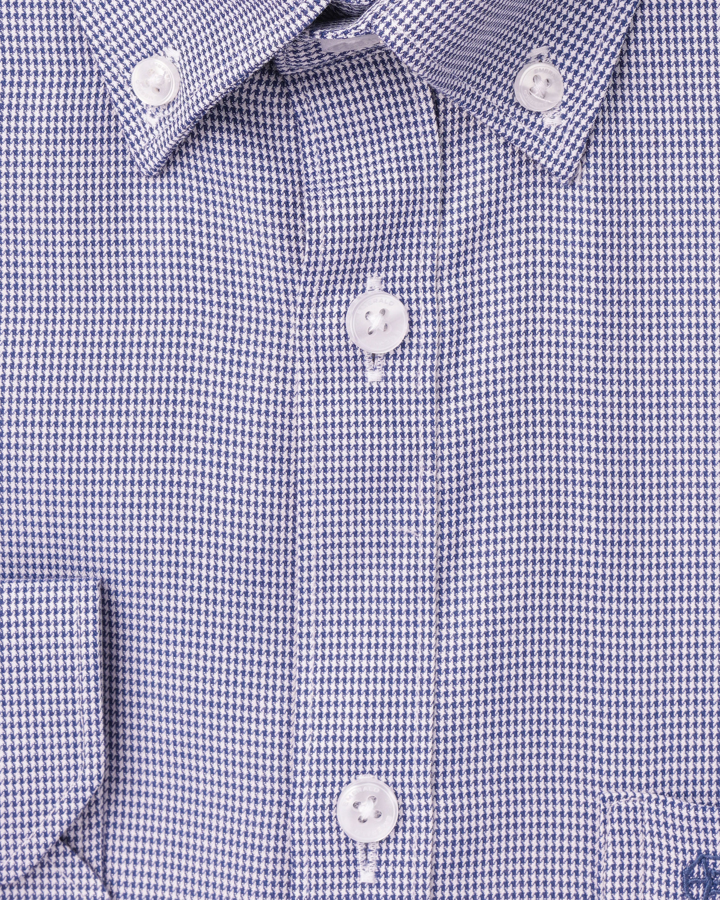 Emerald Formal Houndstooth Slim Fit - Navy