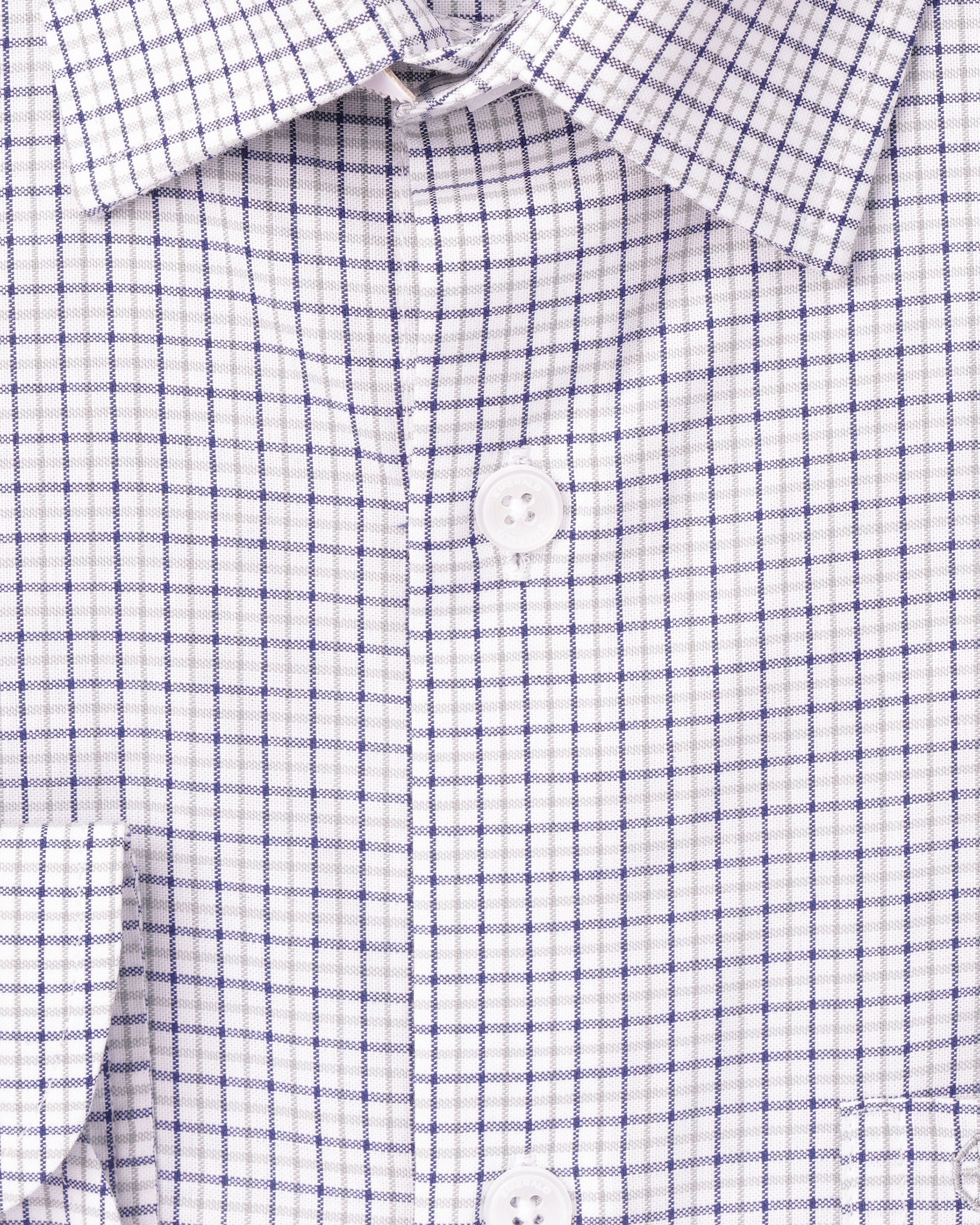 Emerald Formal Checks Regular Fit - Green Meadow