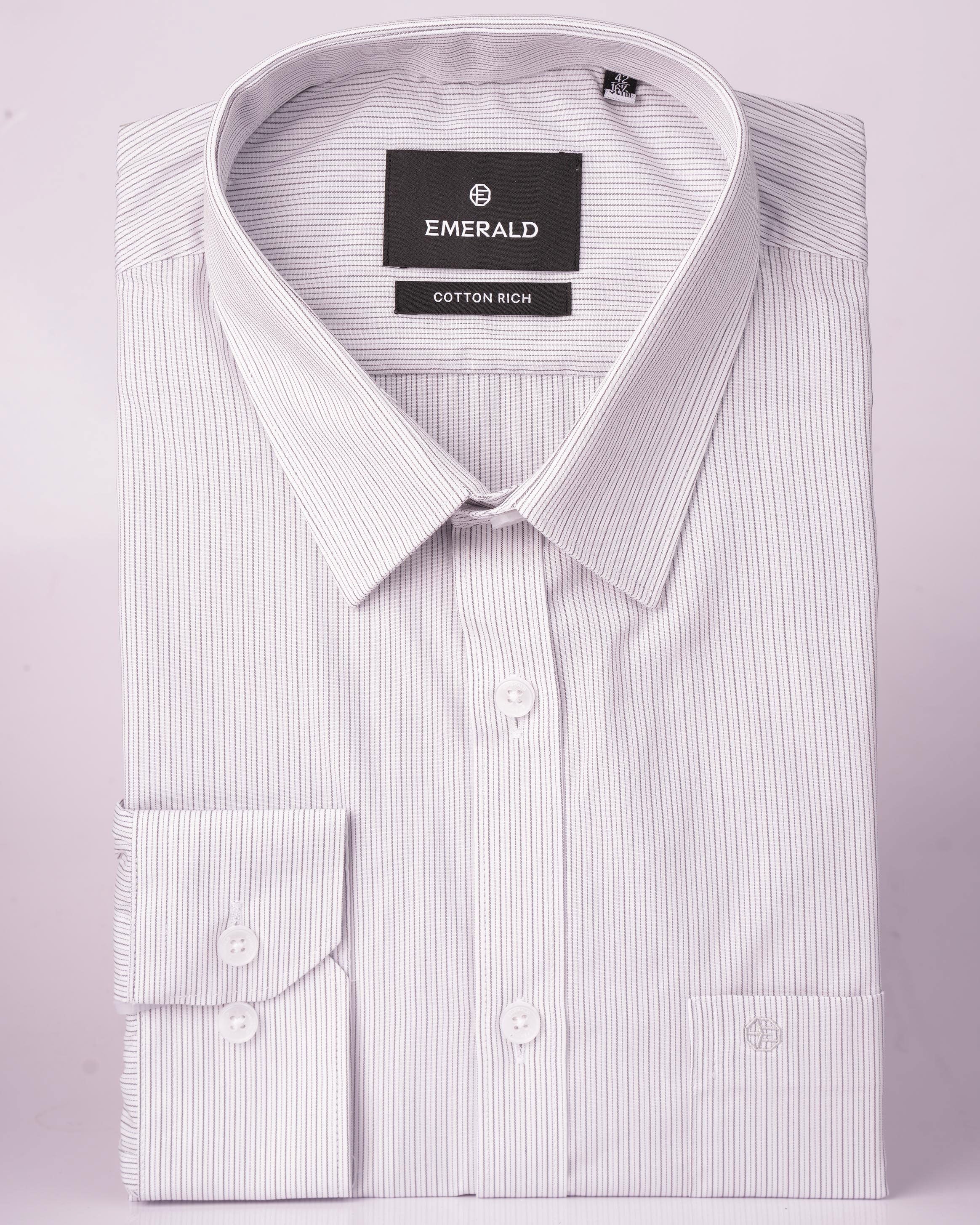 Emerald Formal Stripe Slim Fit - High Rice