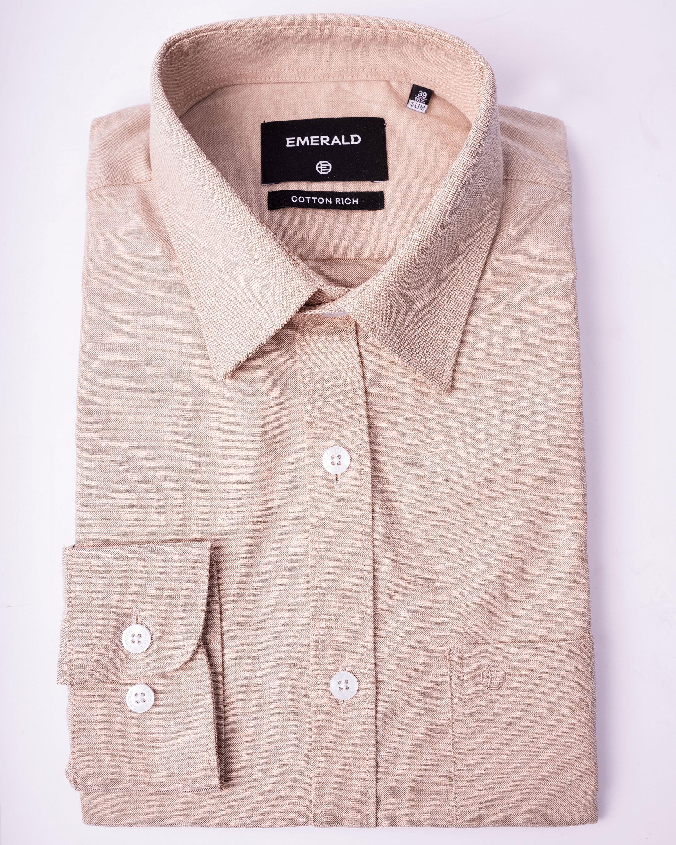 EMERALD FORMAL SLIM FS-TOBACCO BROWN