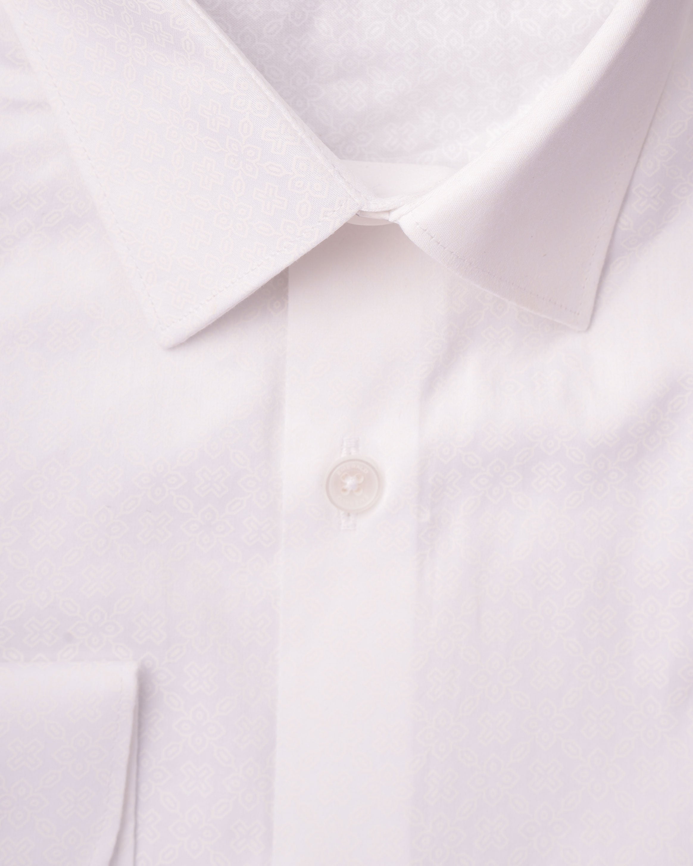 Emerald Formal Dobby Slim Fit - Silver Brich