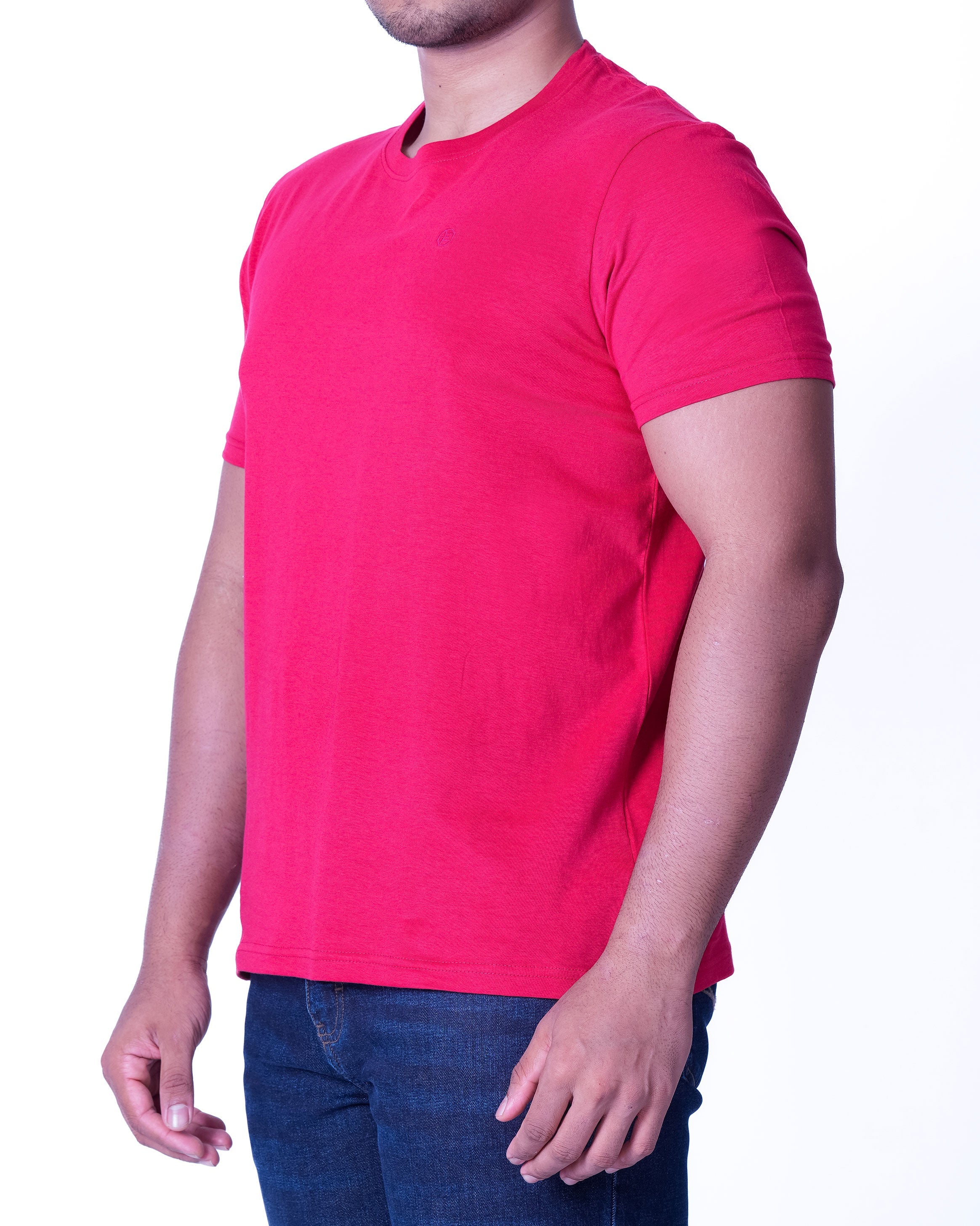 Emerald Crew Neck Plain Slim Fit - Sky Patrol