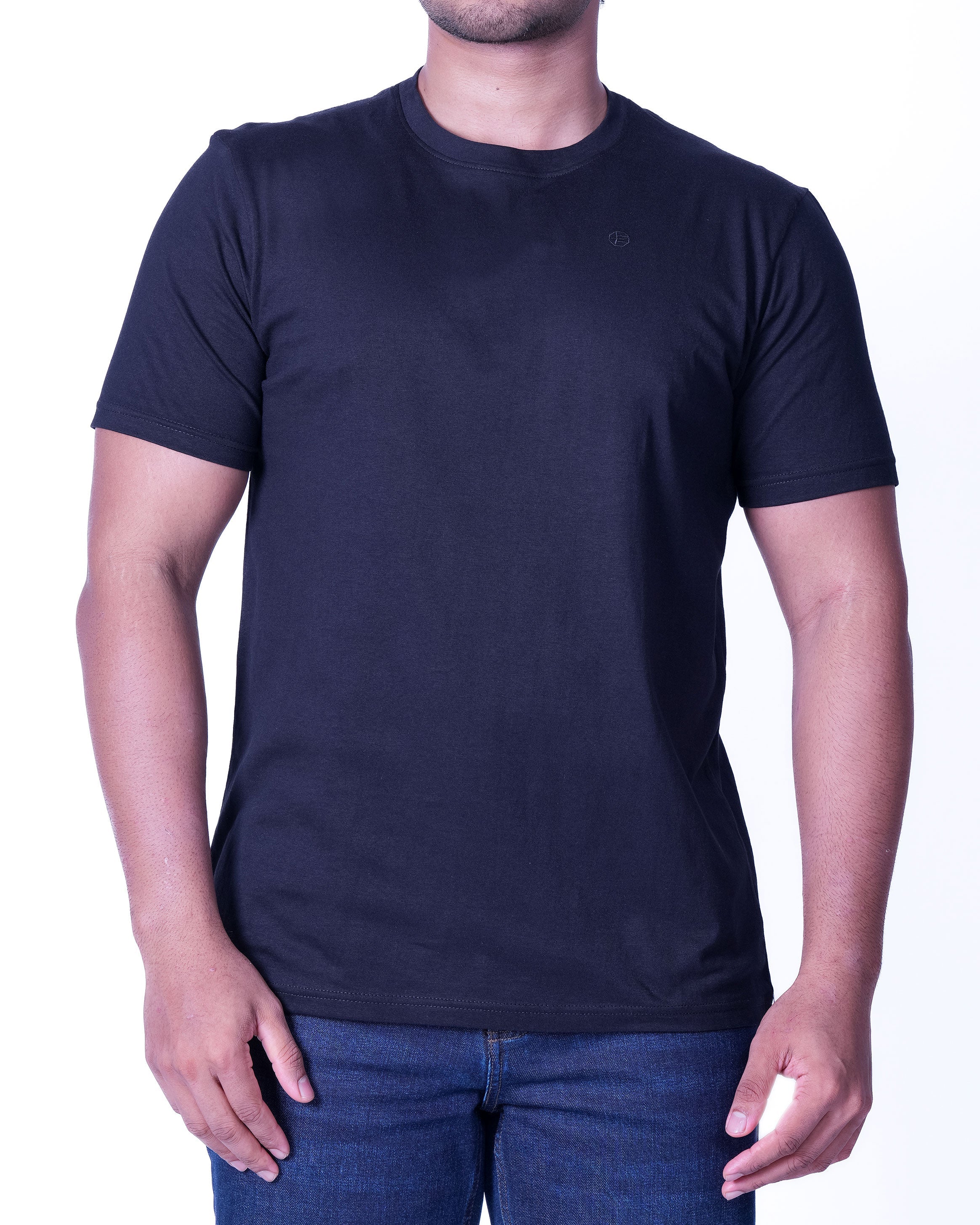 Emerald Crew Neck Plain Slim Fit - Jet Set