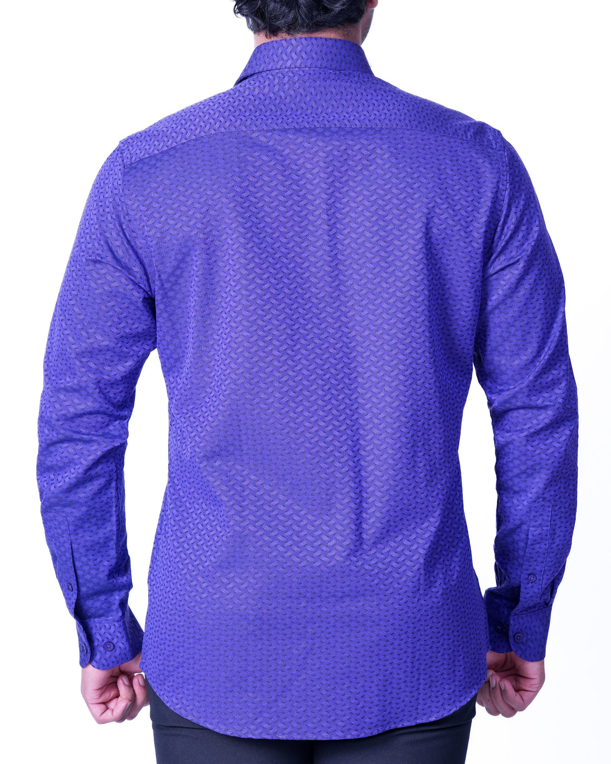 Emerald Evening Jacquard Slim Fit - Purple