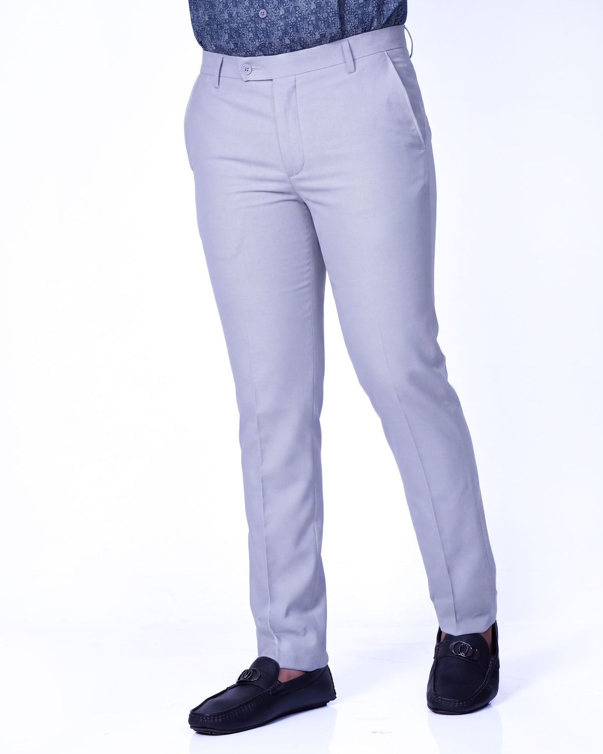 Mansak Formal Trouser Plain Ultra Slim Fit - Ash