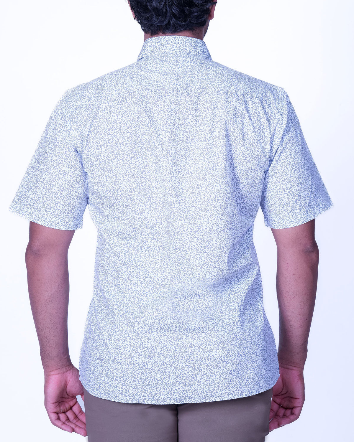 Emerald Casual Printed Slim Fit - Green