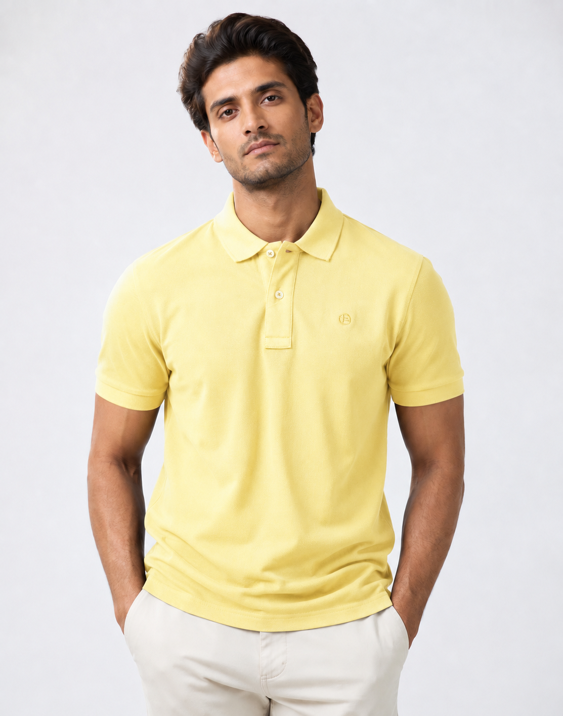 Emerald Polo Slim- Golden Haze