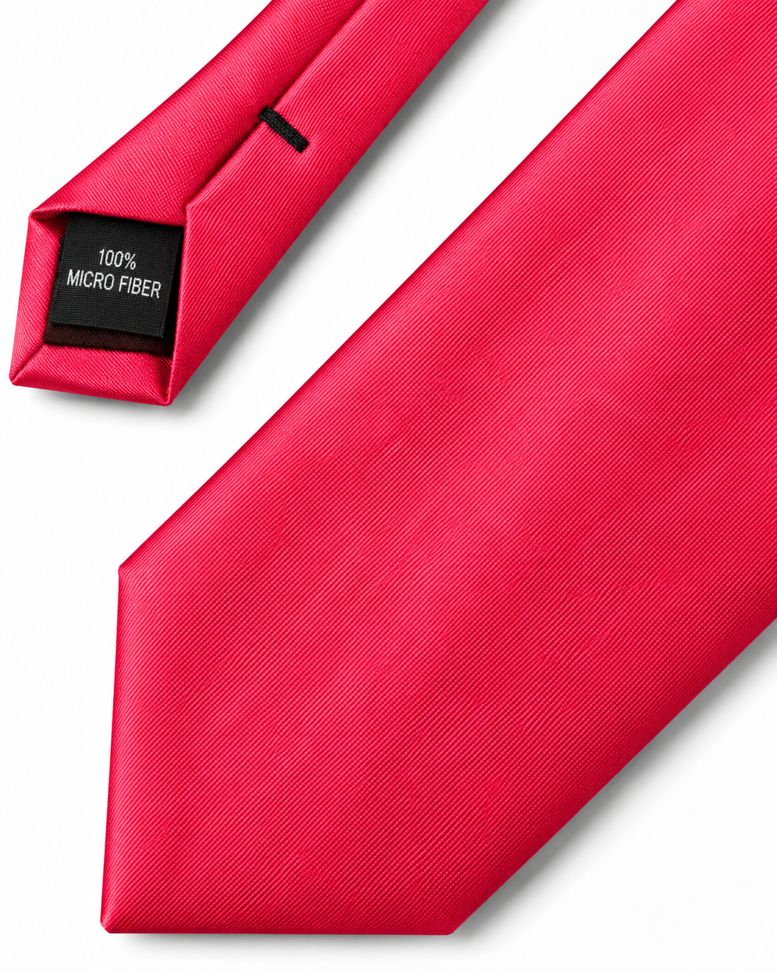 Classic Crimson Microfiber Tie