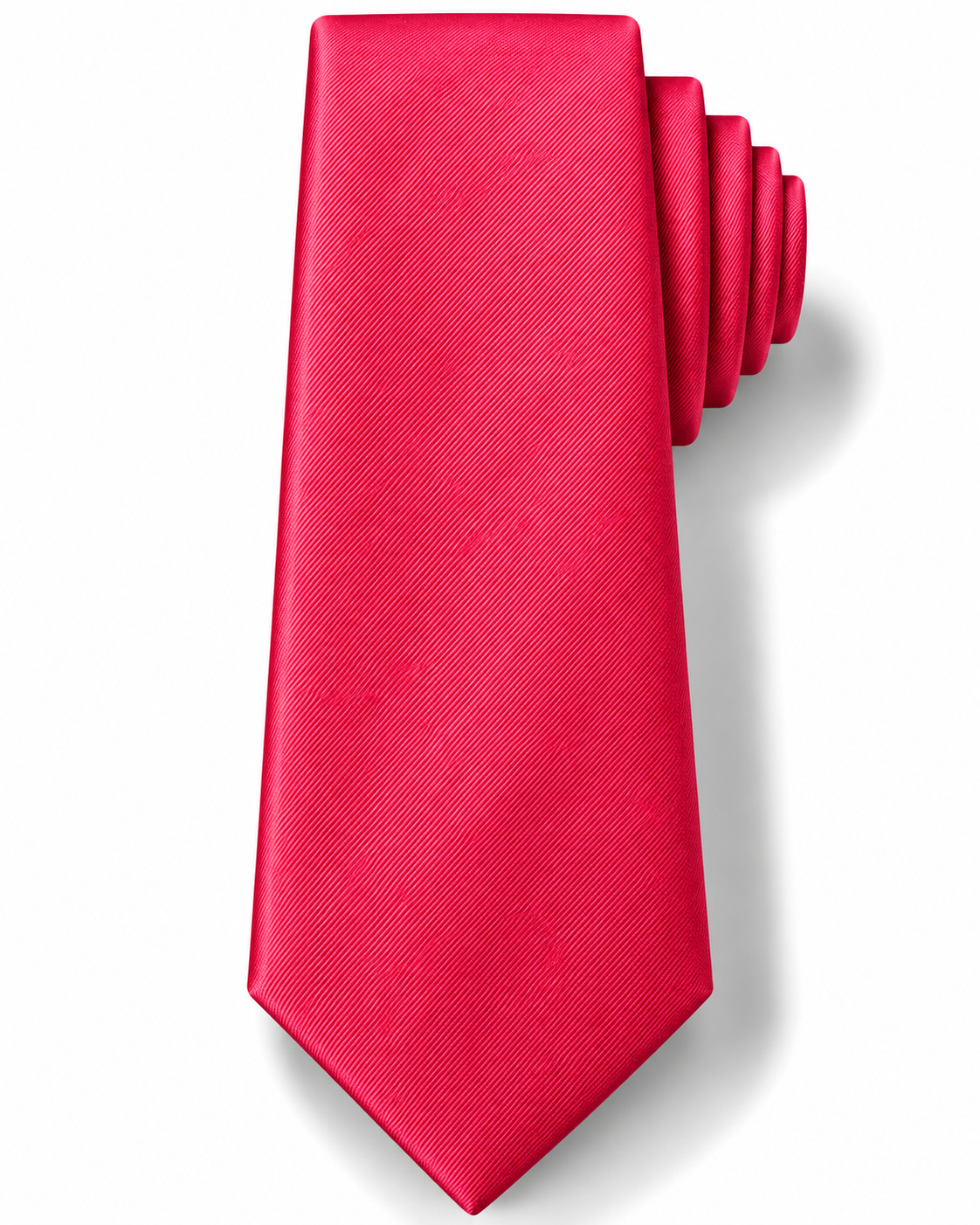 Classic Crimson Microfiber Tie