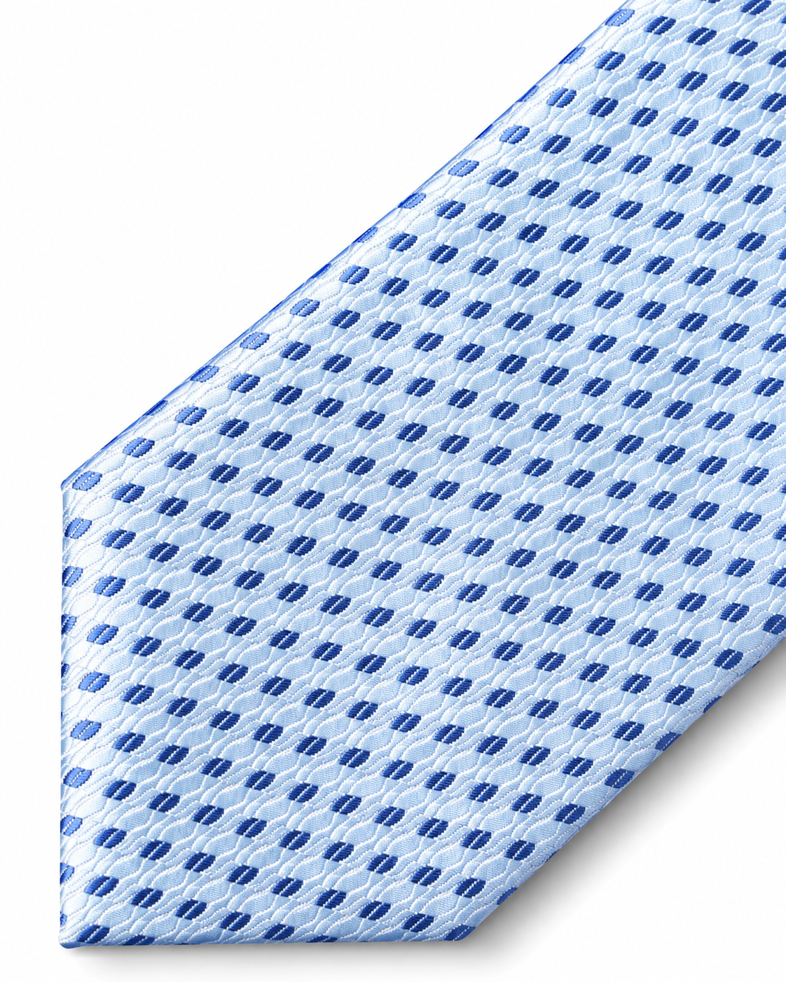 Epoch Azure Dot Weave Tie