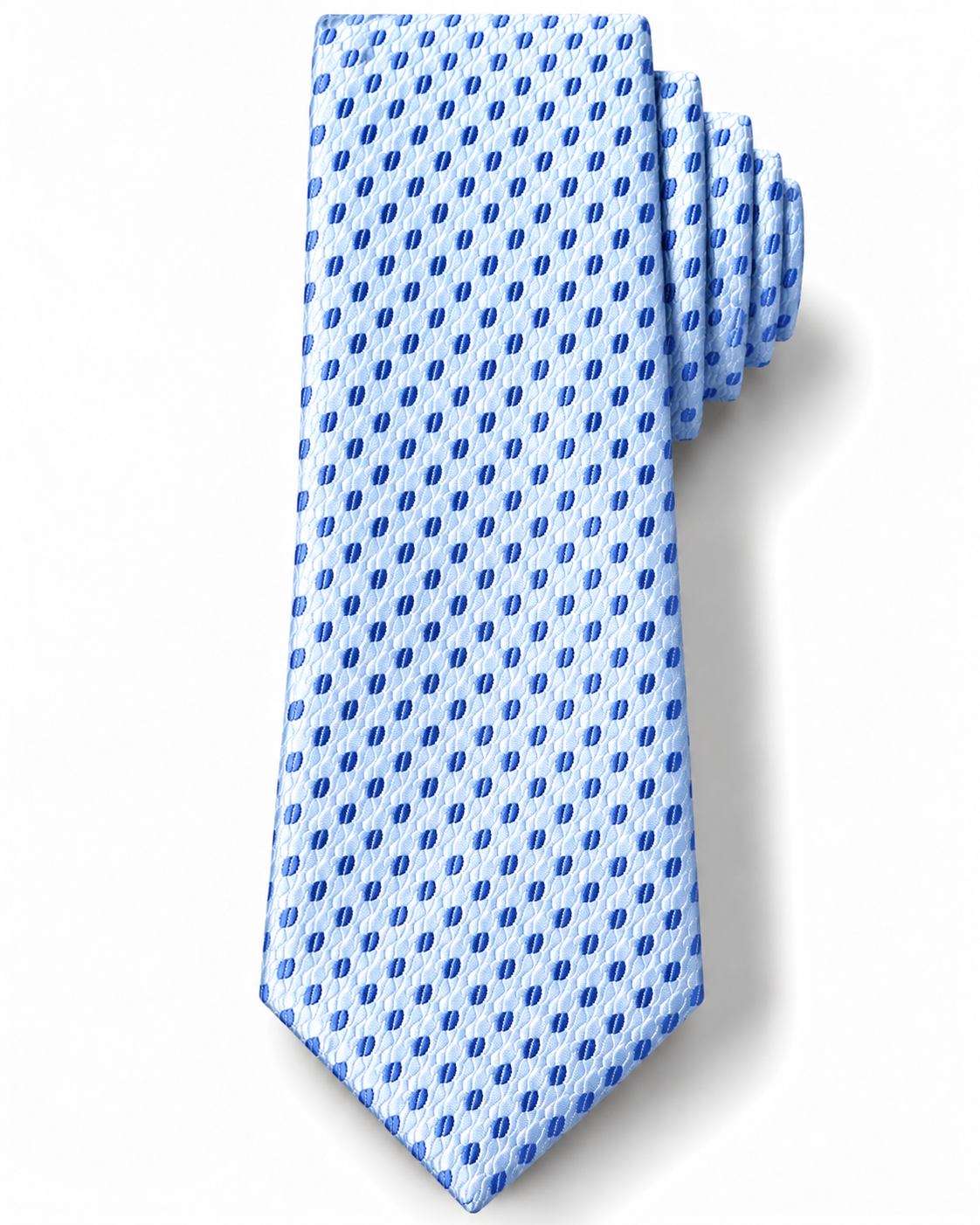 Epoch Azure Dot Weave Tie