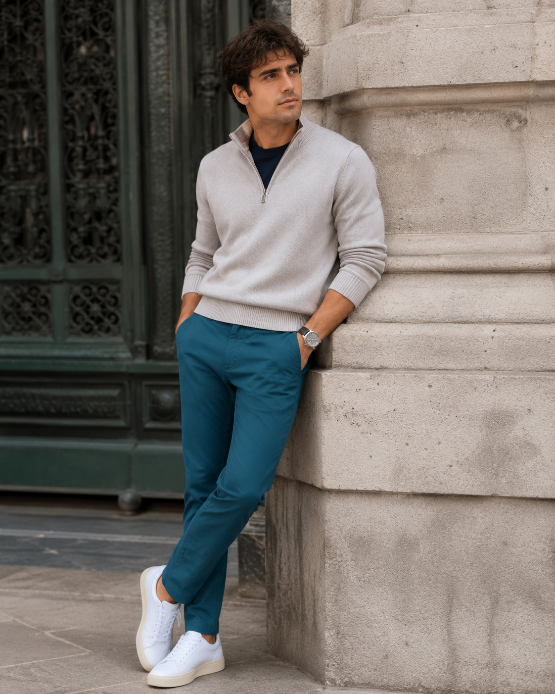 Emerald Utilitech Chino Slim Fit-Midnight