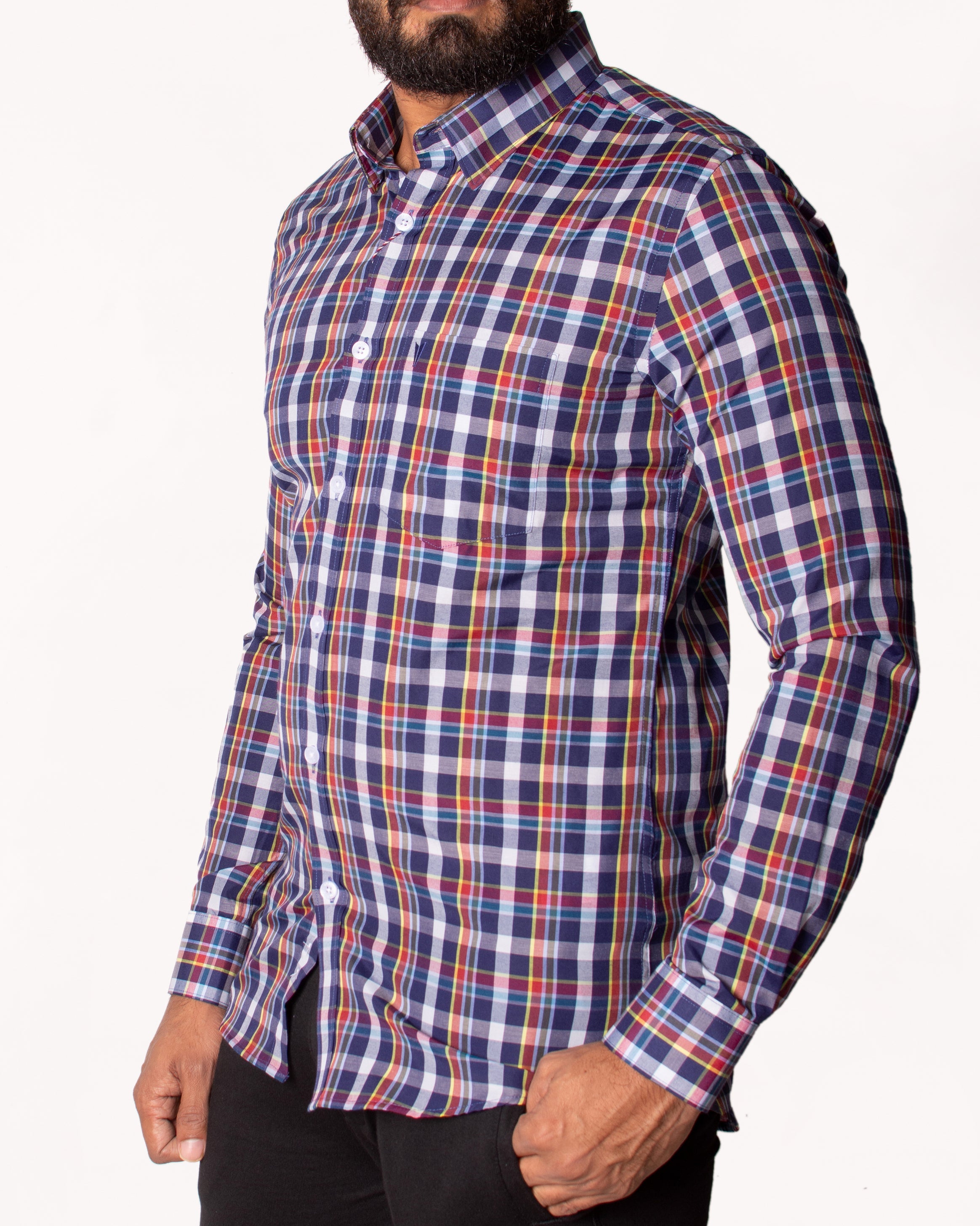 Active Checks Slim Fit-Merlin