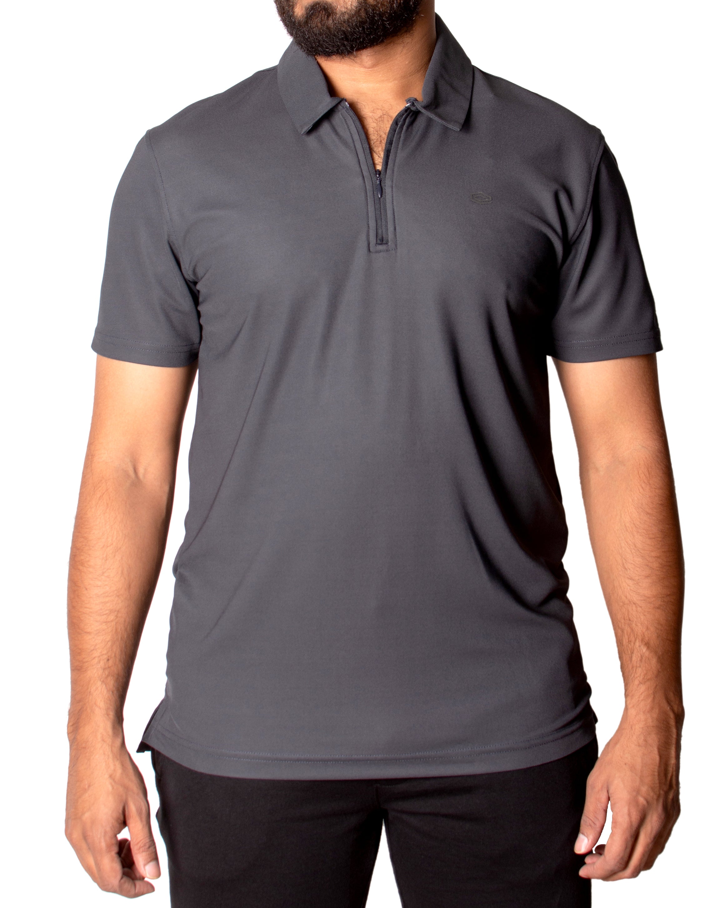 Polo Plain Slim Fit-Cloud Burst