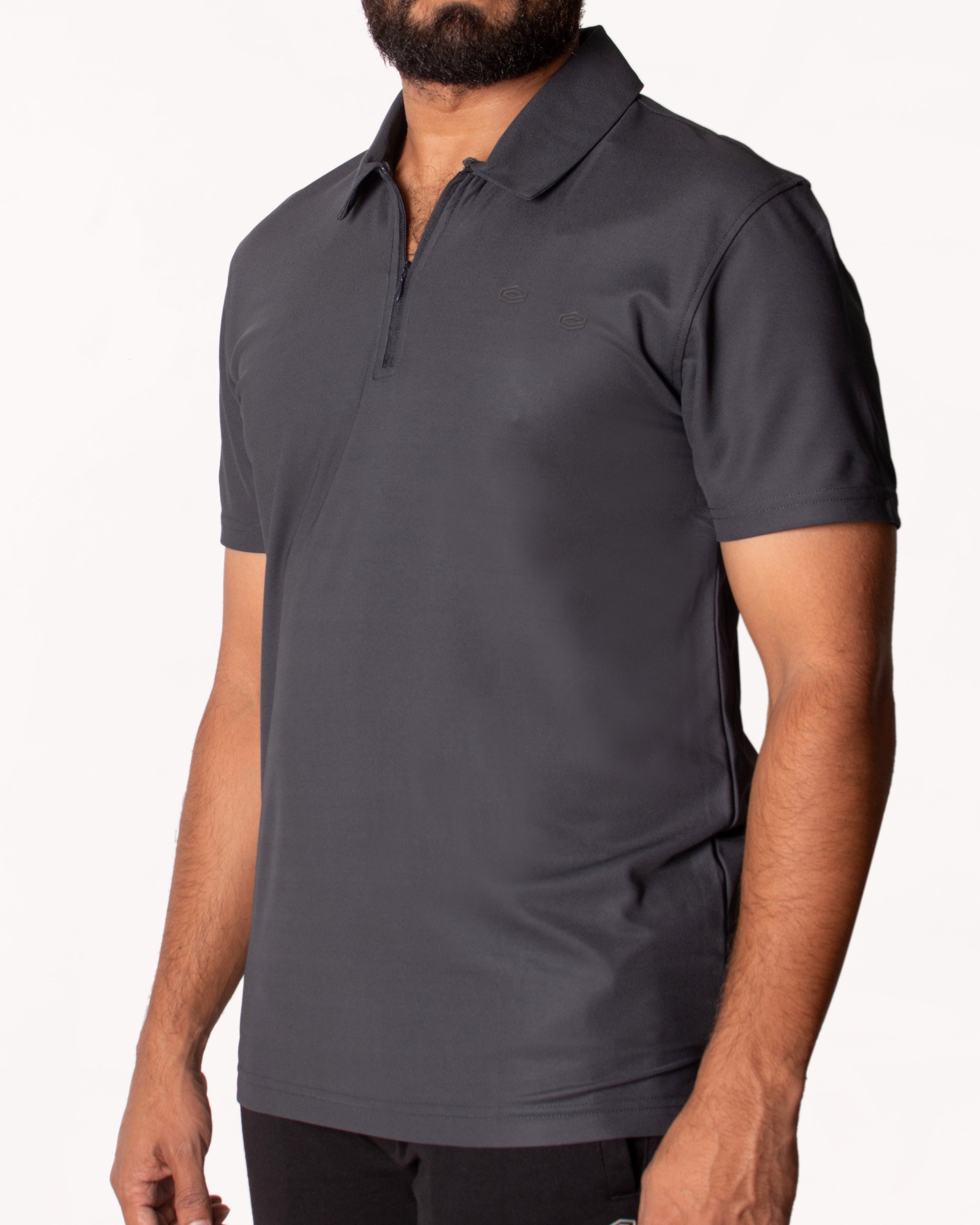 Polo Plain Slim Fit-Cloud Burst