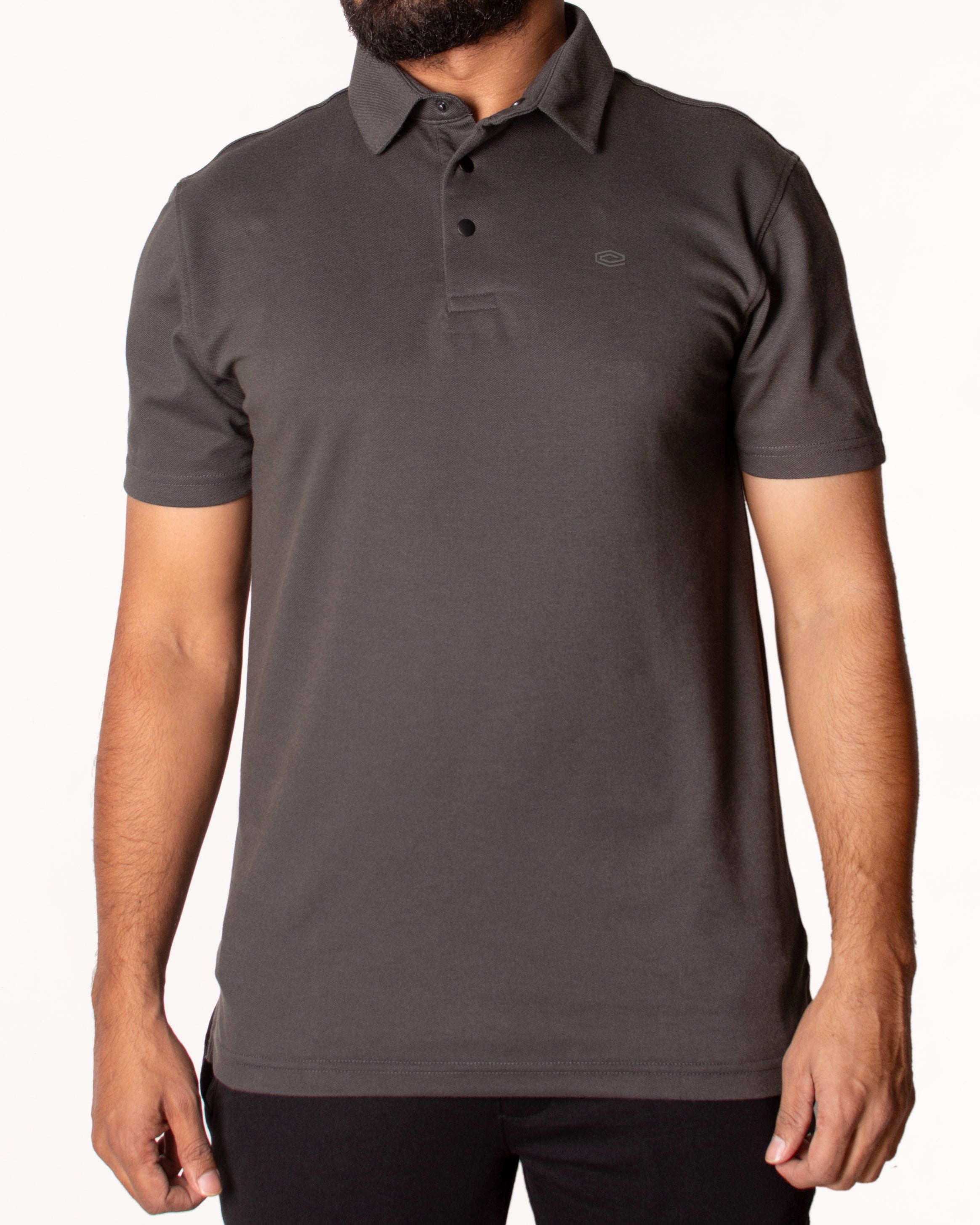 Polo Plain-Charcoal