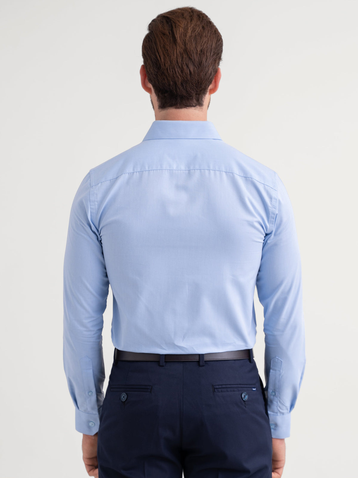 Emerald Formal Plain Slim Fit - Baby Blue