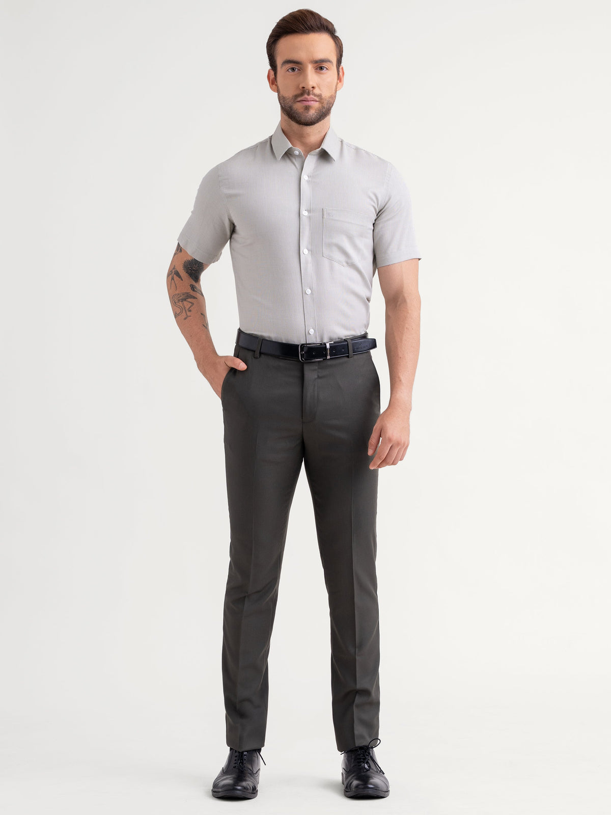 Emerald Formal Dobby Slim Fit - Butter Nut