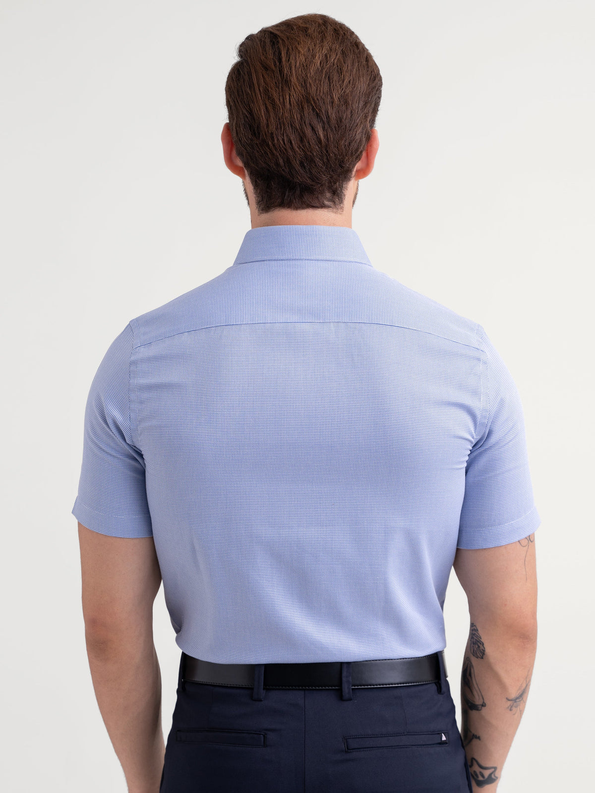 Emerald Formal Dobby Slim Fit - Dark Blue