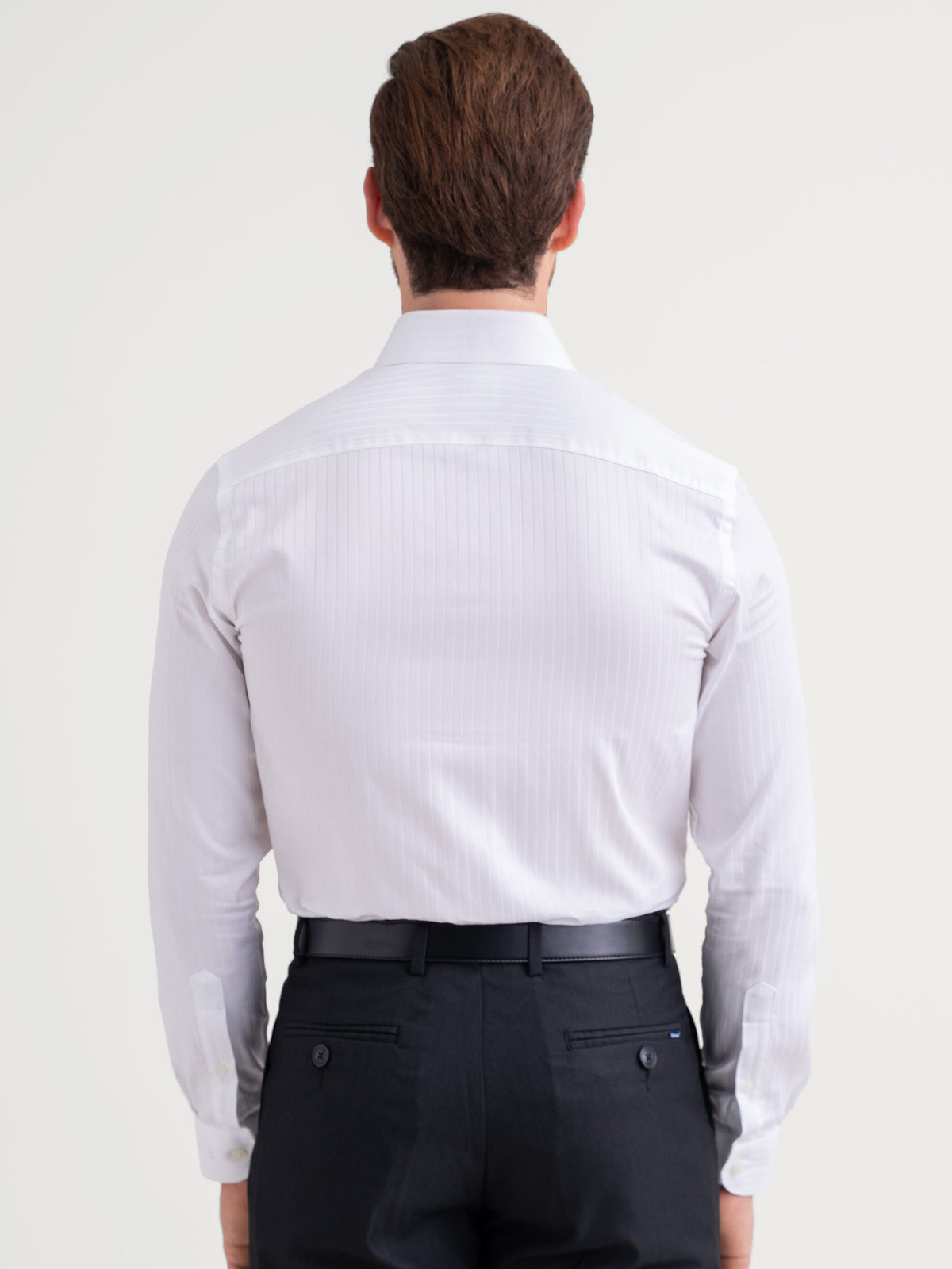Emerald Majesty Dobby Slim Fit - Optic White