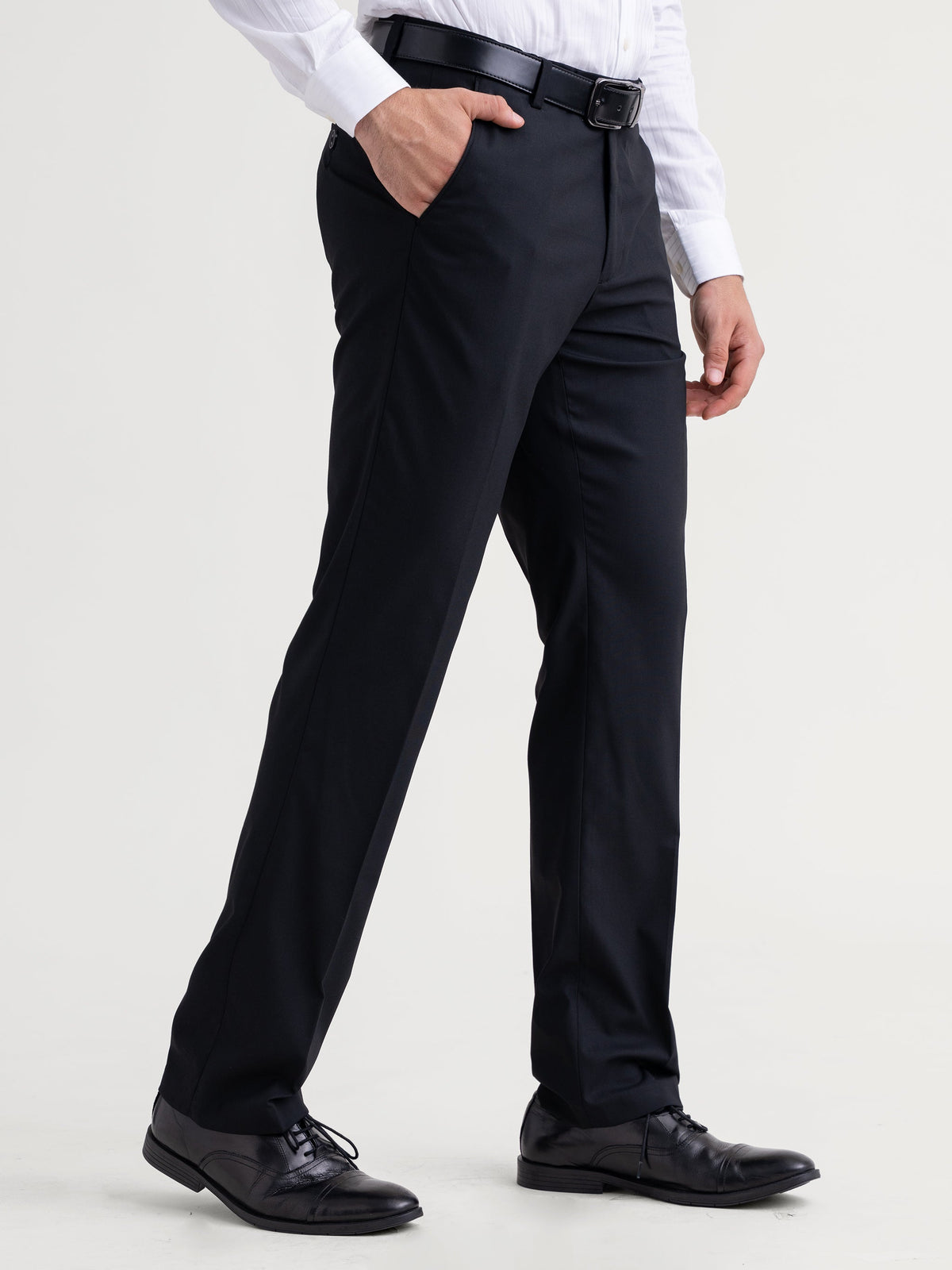 Emerald Formal Trouser Plain Regular Fit - Black
