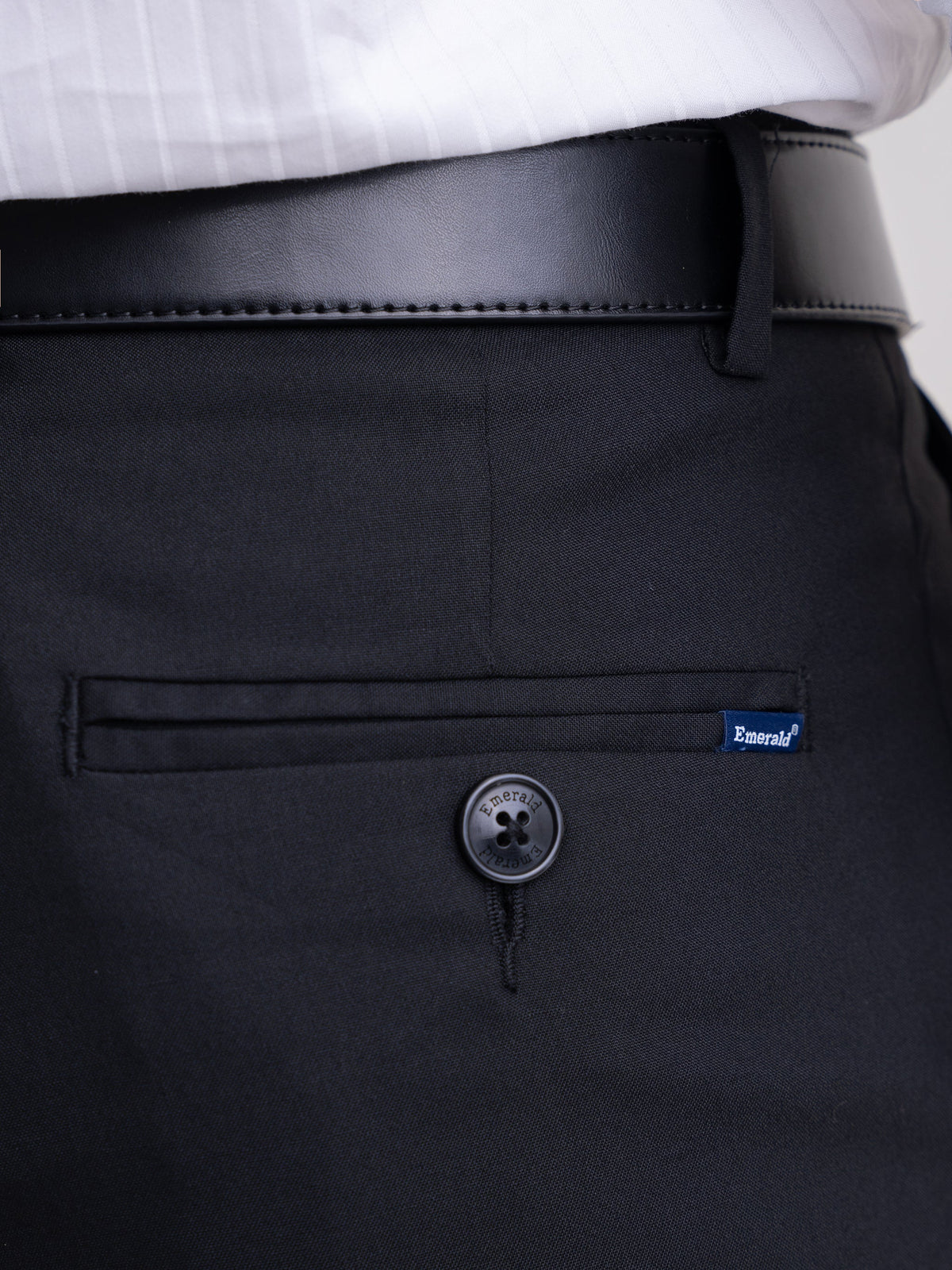 Emerald Formal Trouser Plain Regular Fit - Black