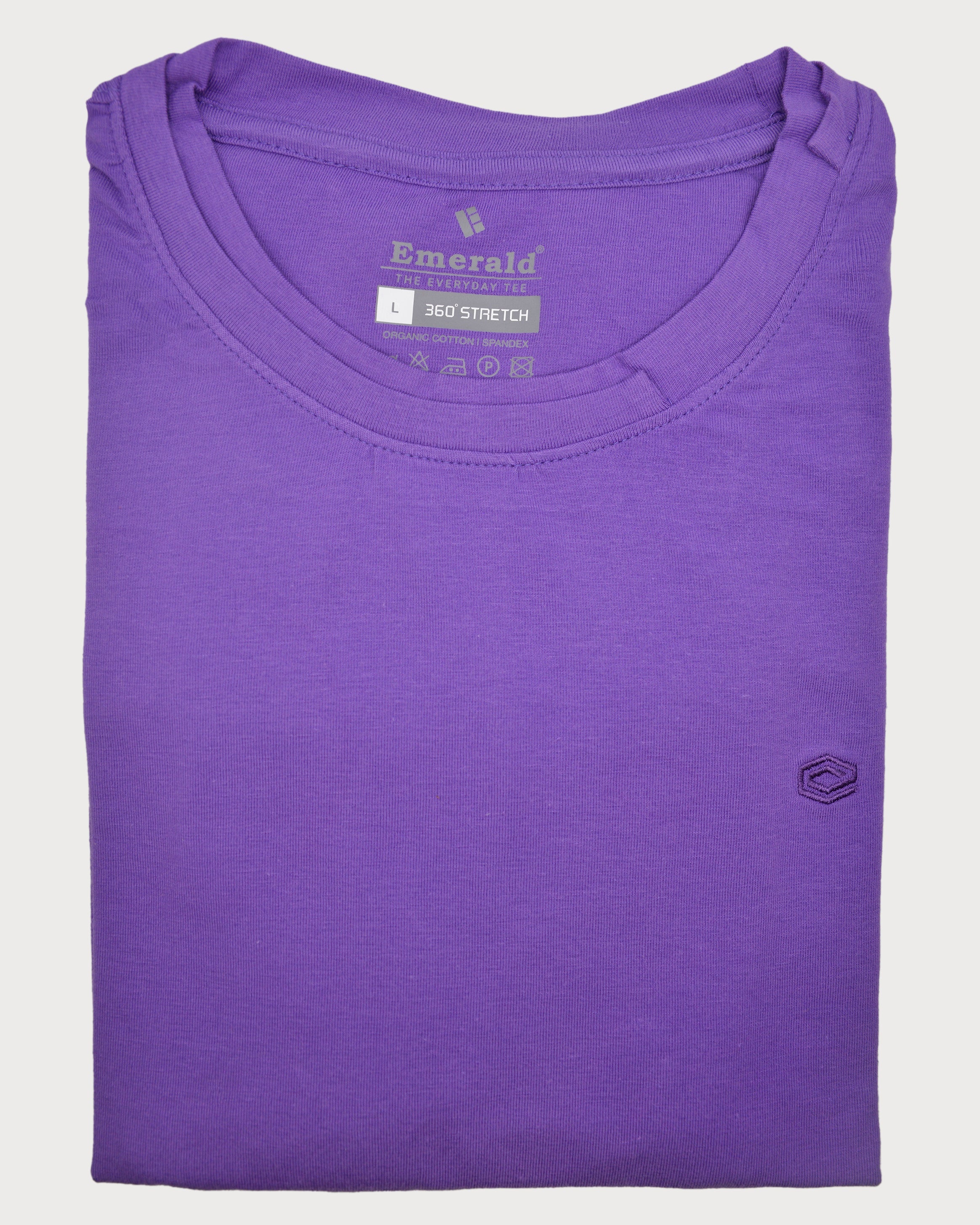 Emerald Oversized Tee-Amethyst Orchid