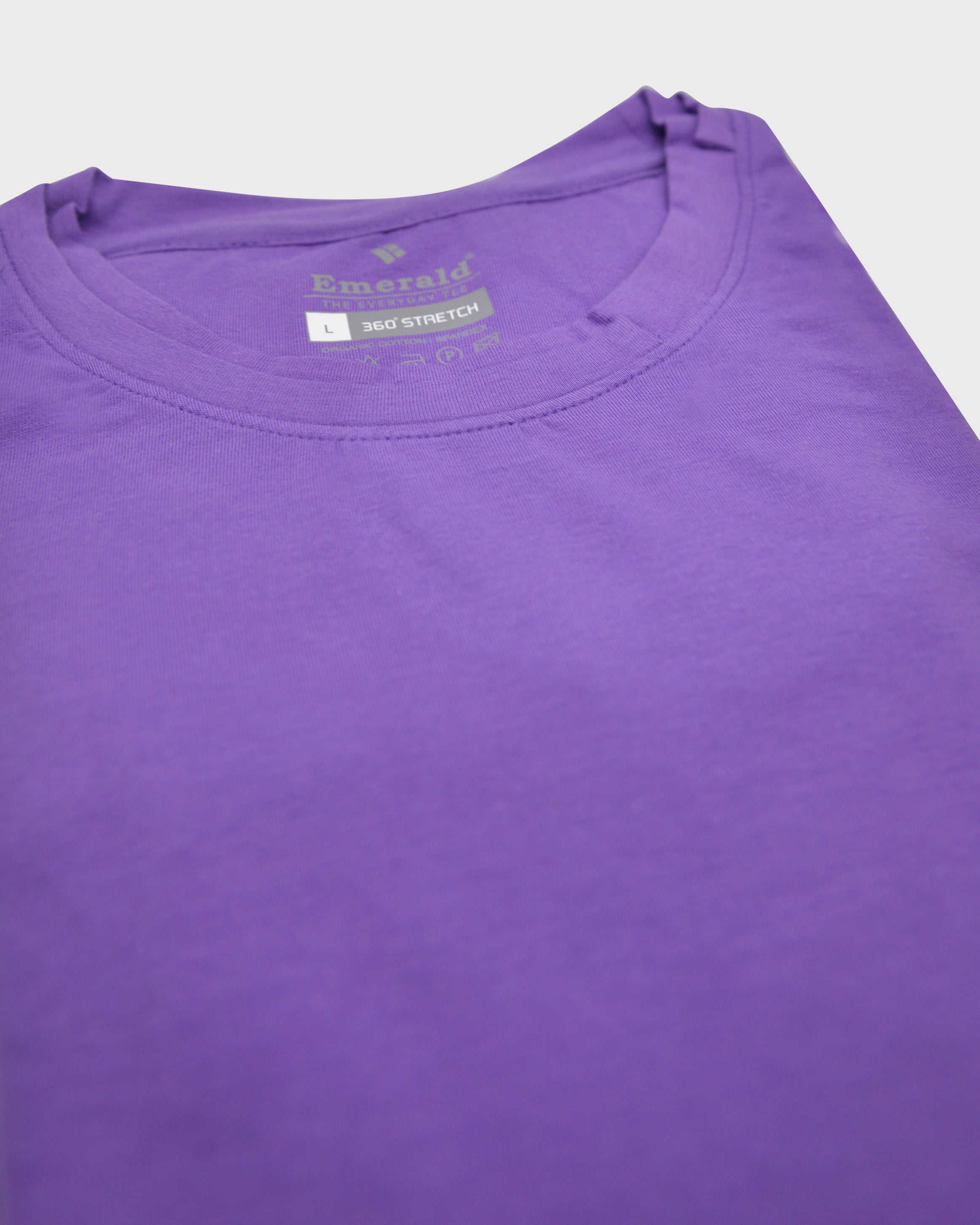 Emerald Oversized Tee-Amethyst Orchid