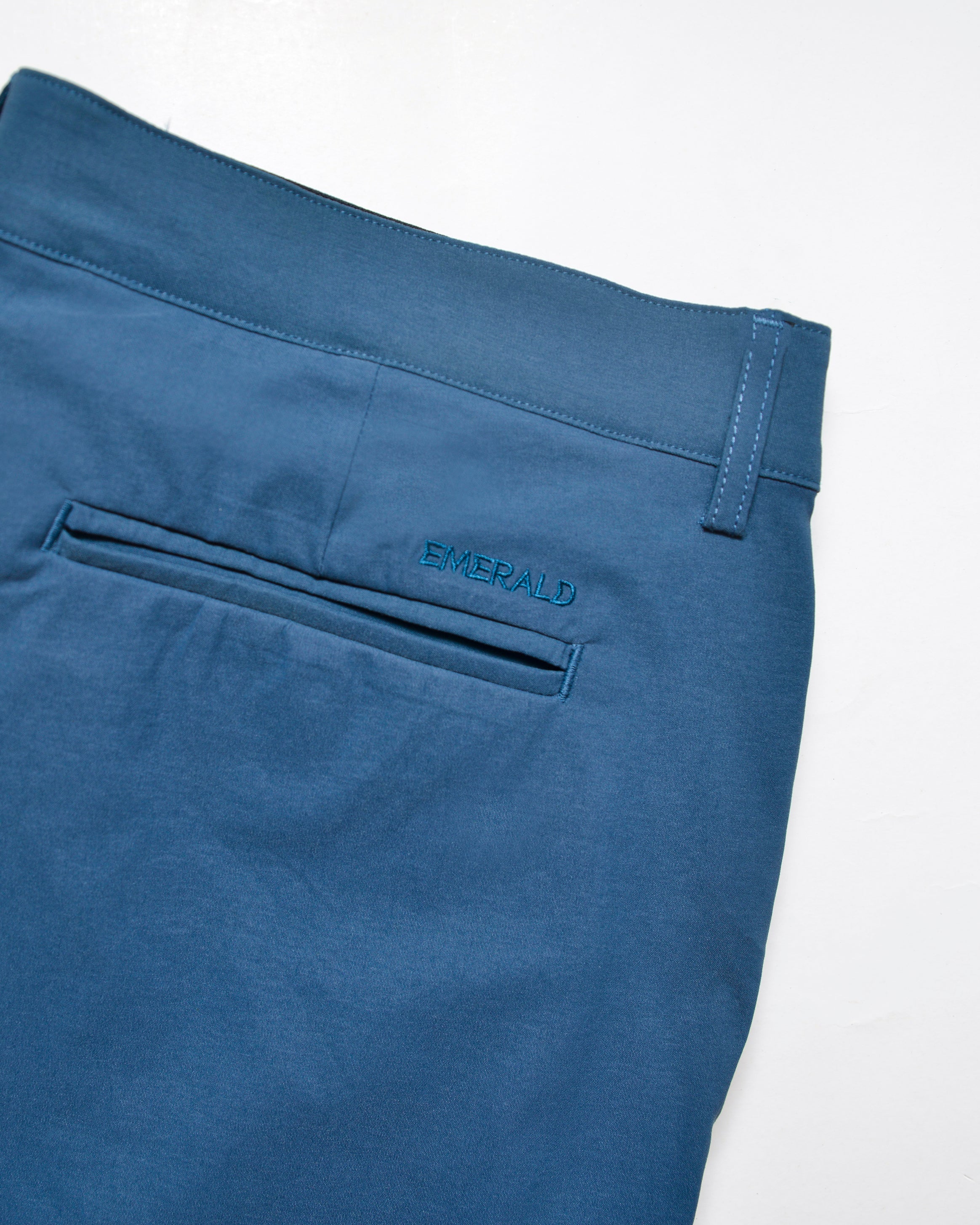 Emerald Utilitech Chino Plain Slim Fit-Colonial Blue