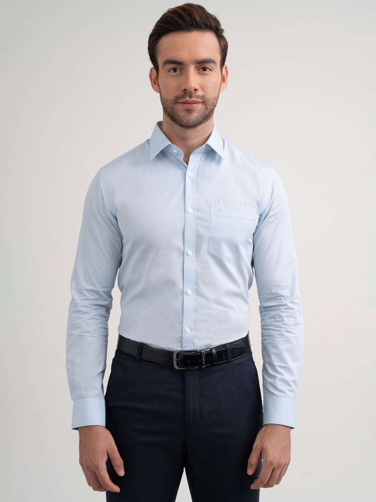 Emerald Formal Plain Slim Fit - Forget Me Not