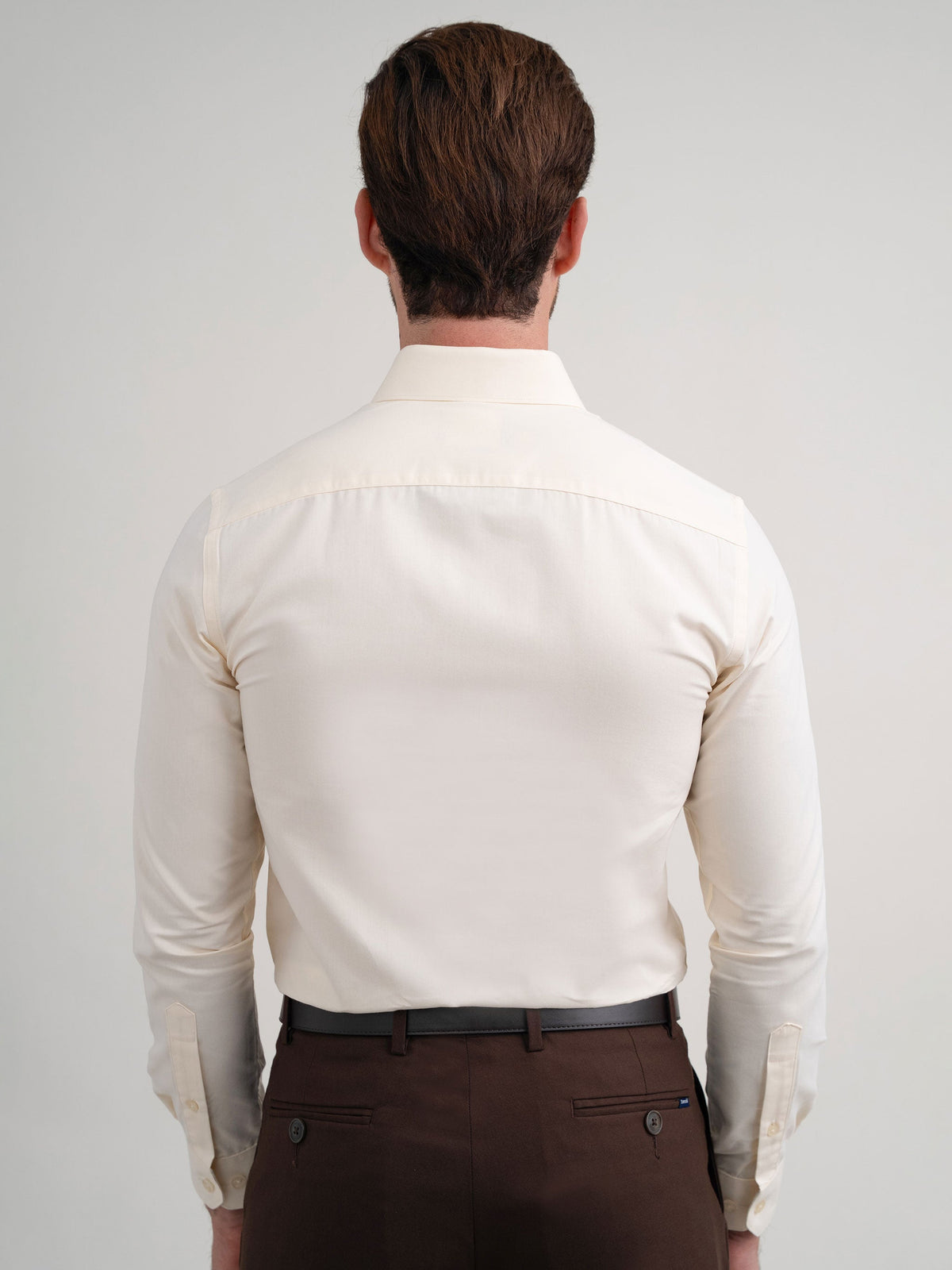 Emerald Formal Plain Slim Fit - Cream Gold