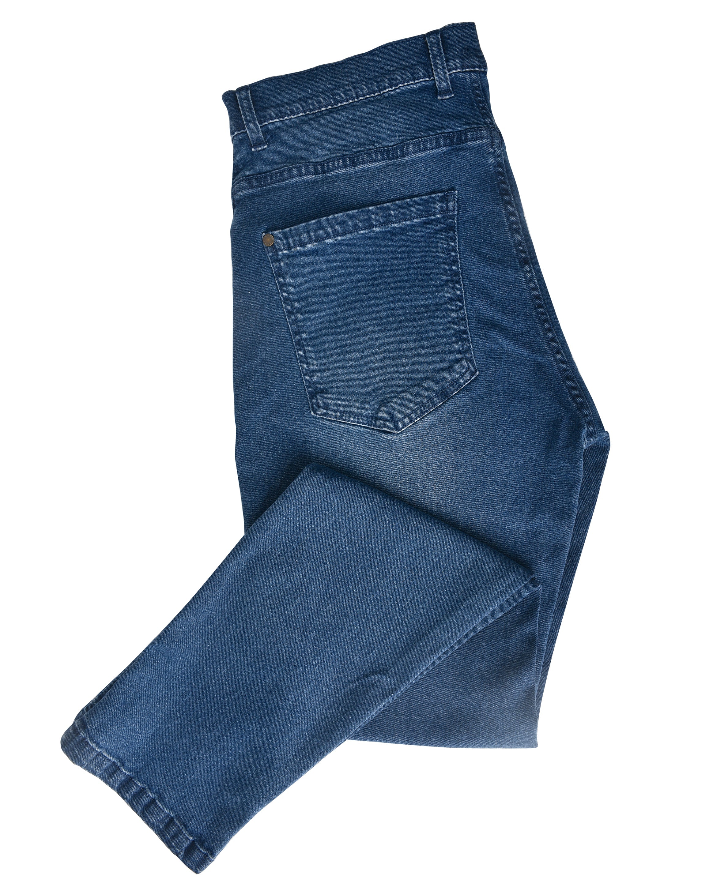 Denim Mid Wash Slim Fit-Astral Aura