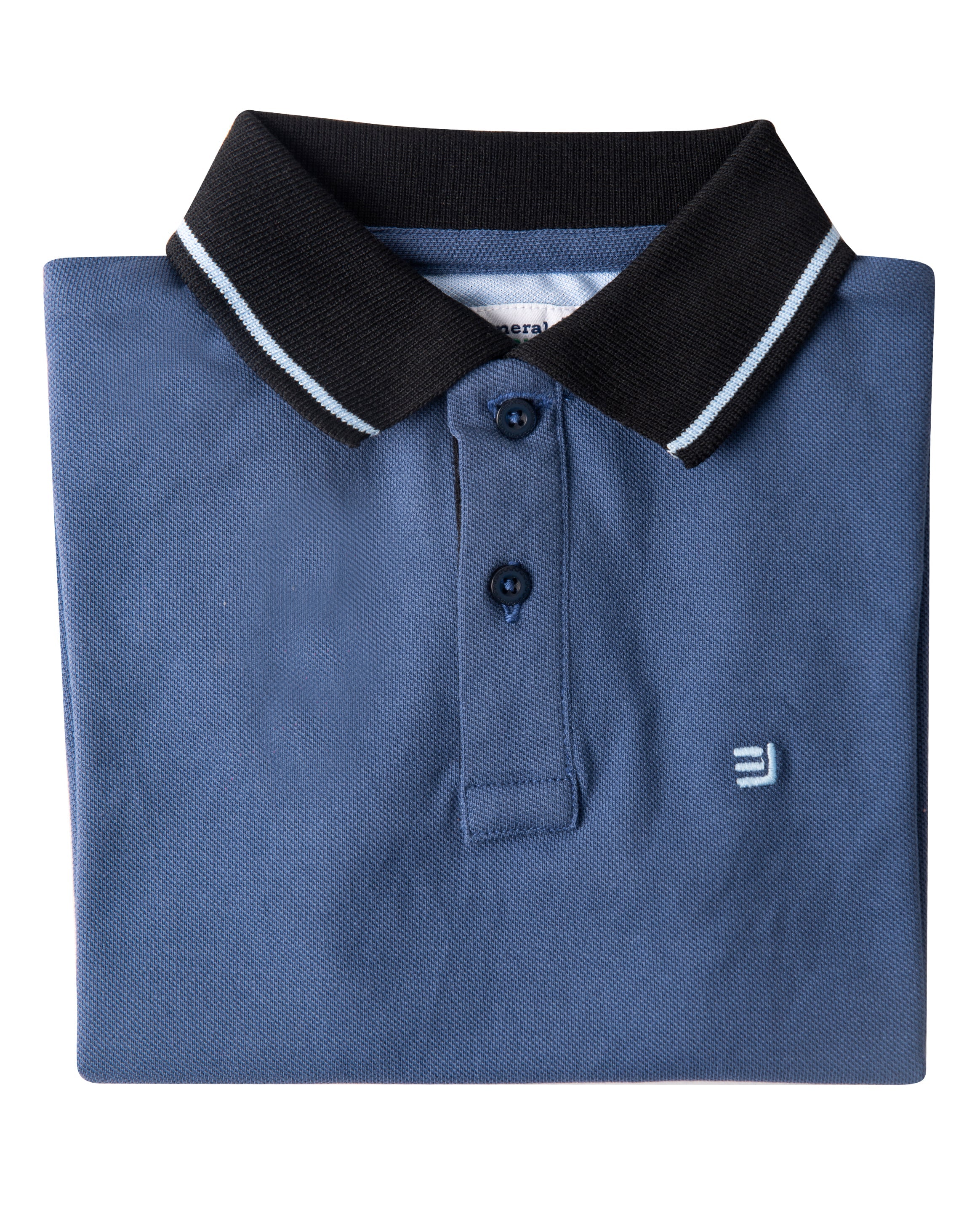 Emerald Junior Polo Pique Solid-Jet Black