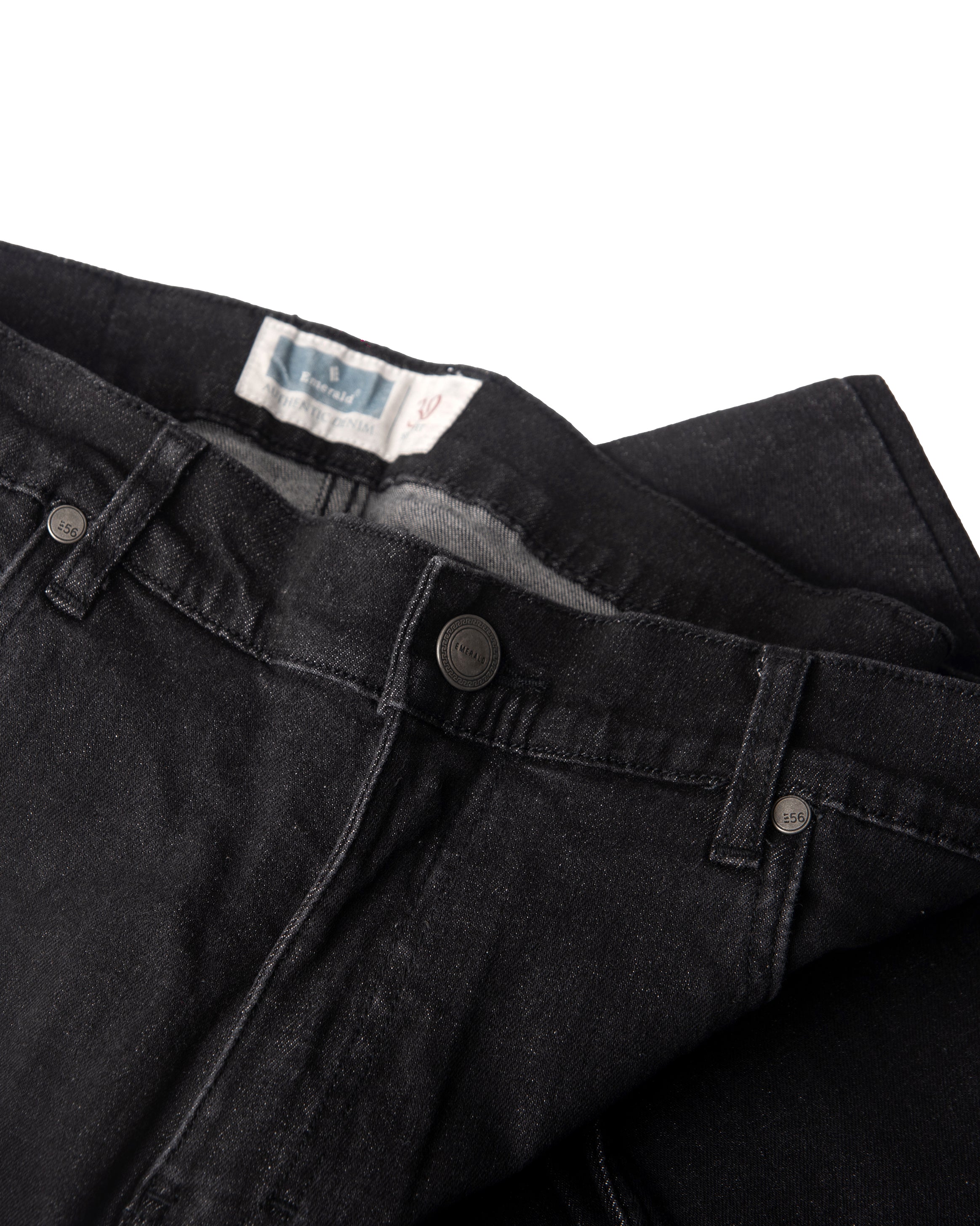 Emerald Denim Dark Wash Slim Fit-Black Inck