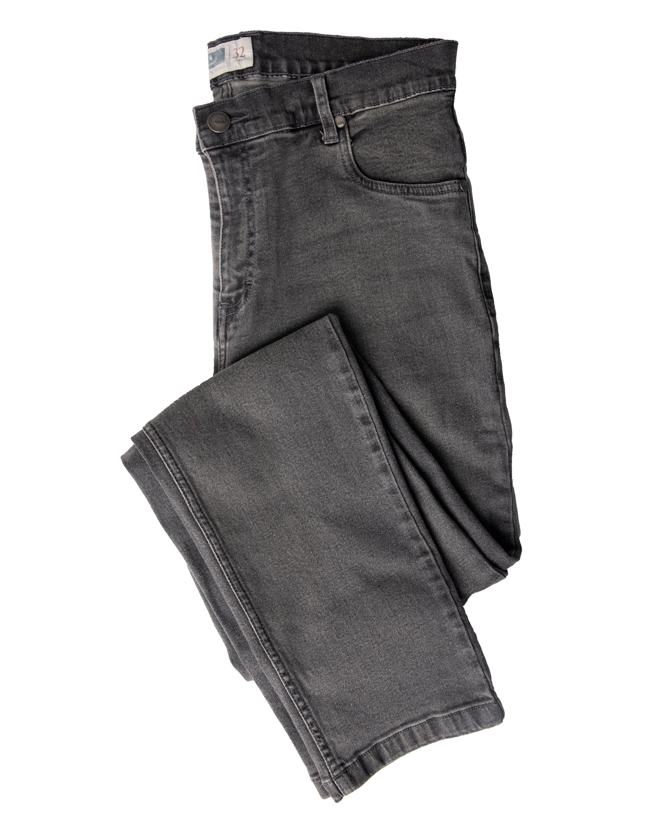 Emerald Denim Light Wash Slim Fit-Black Inck