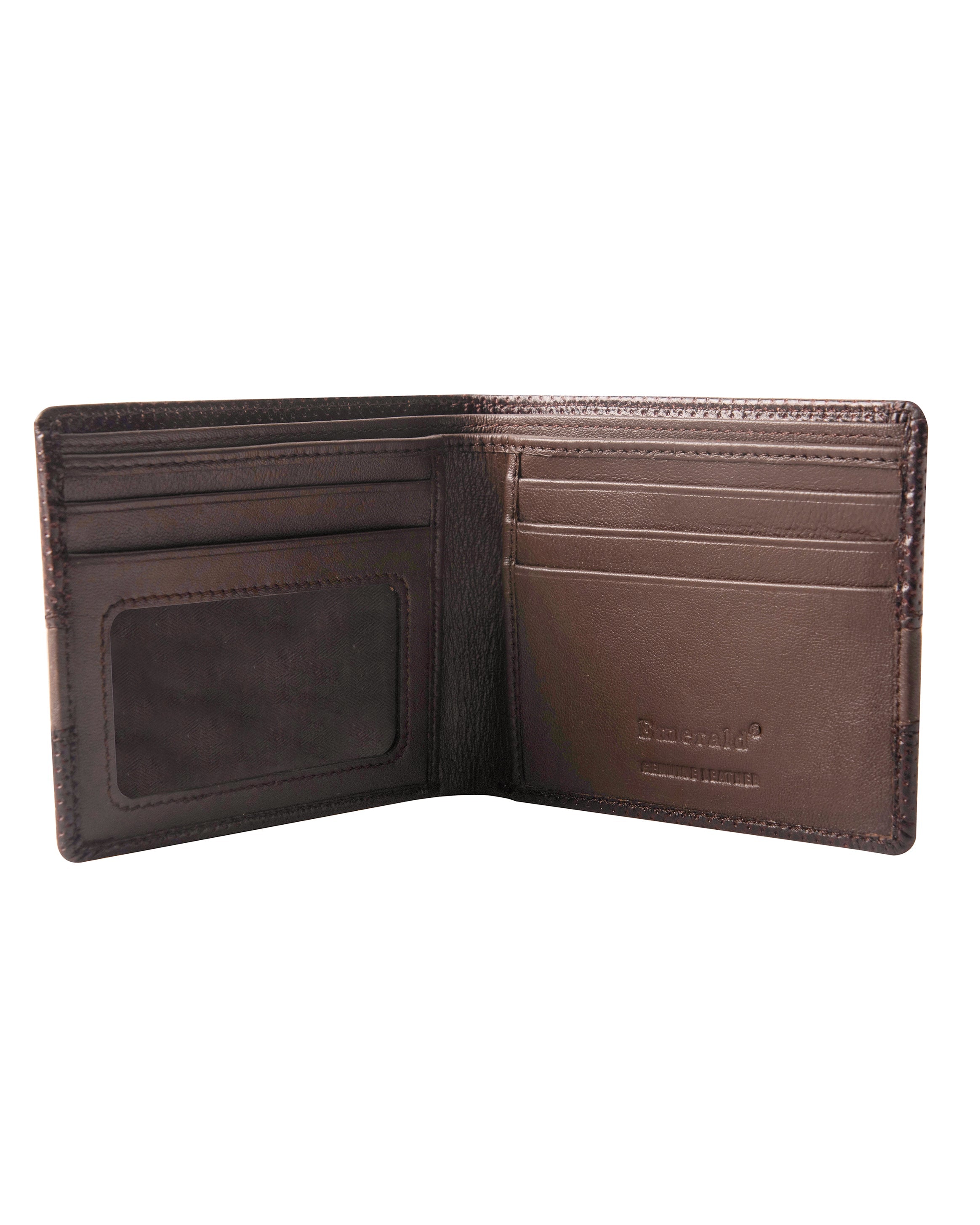 Emerald Bifold Wallet-Brown