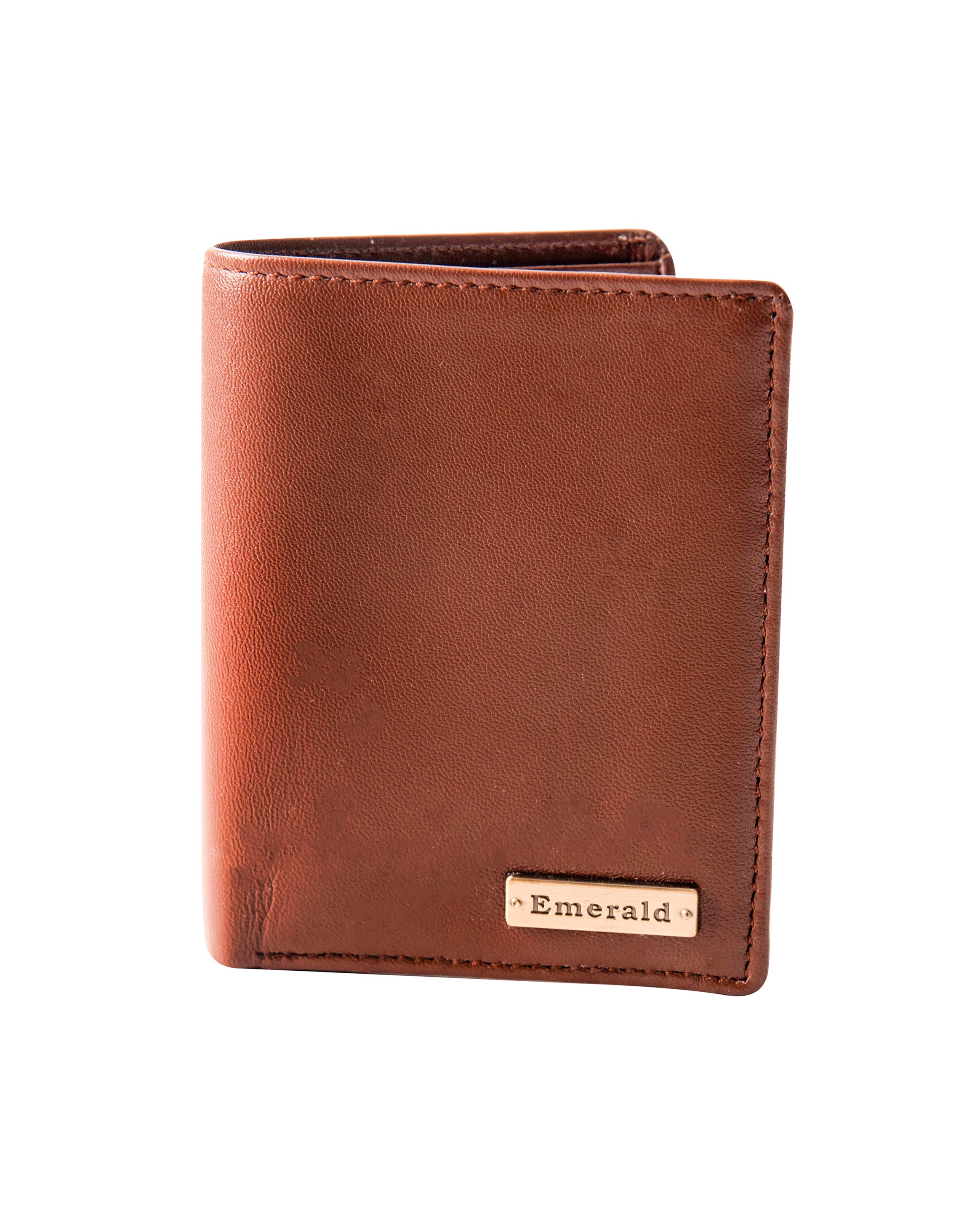 Emerald BiFold Wallet-Tan