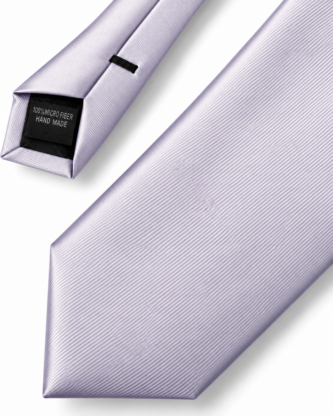 Soft Lavender Microfiber Tie