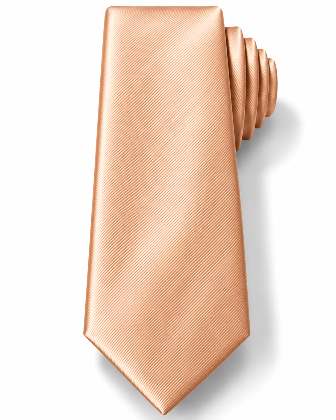 Peach Champagne Microfiber Tie